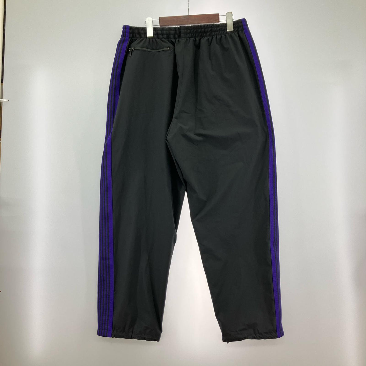 パンツ Needles×DC SHOES Track Pant-Poly Ripstop MR606 黒×紫 (L) L ブラック