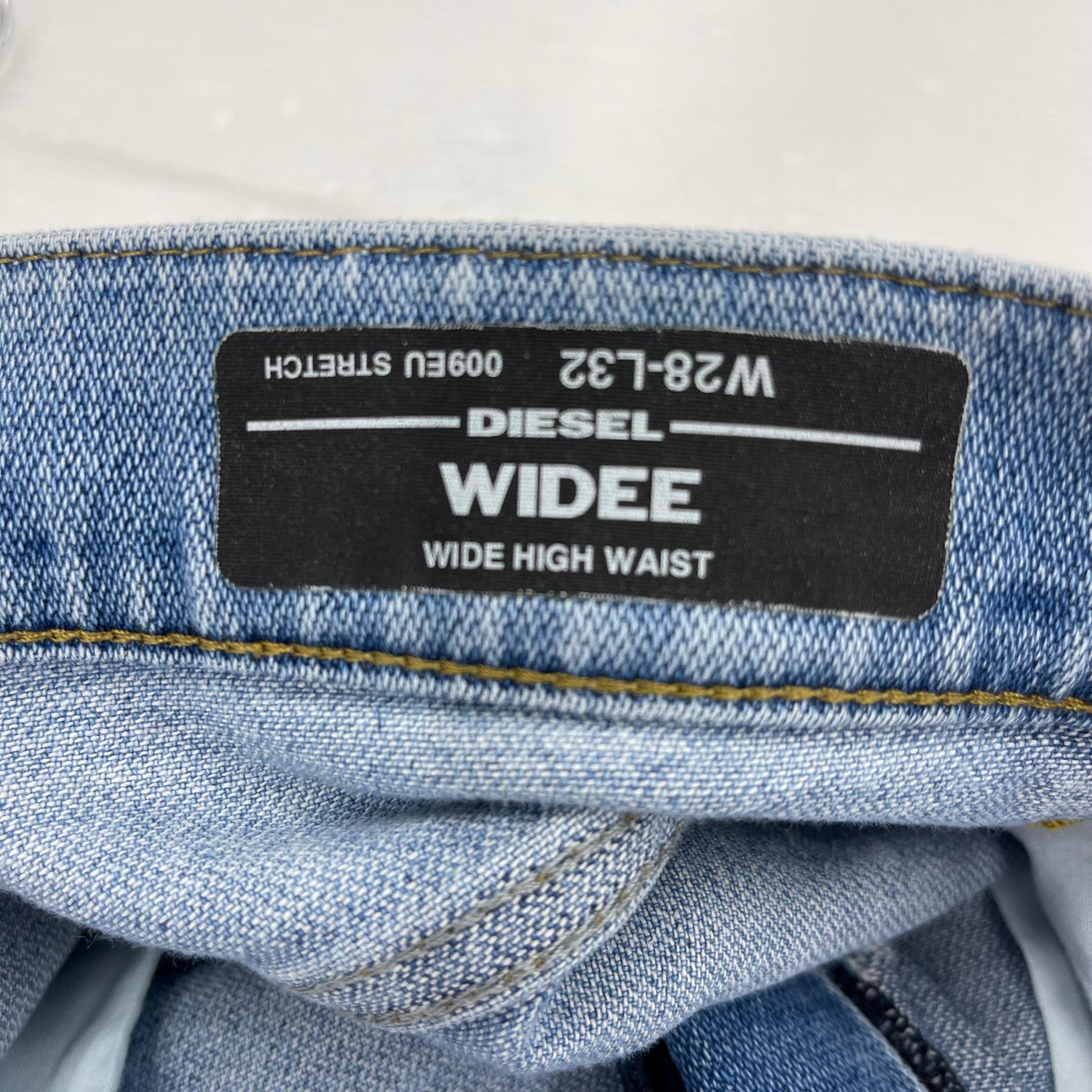 デニムパンツ WIDEE/パッチワーク切替