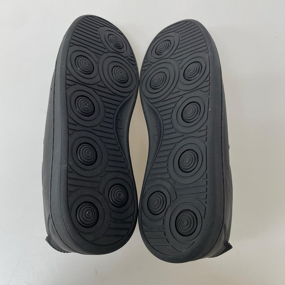 スニーカー Clarks ベルクロローカットスニーカーBK ブラック