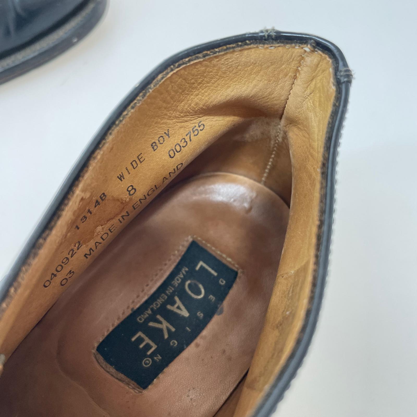 シューズ loake ブラック ブラック