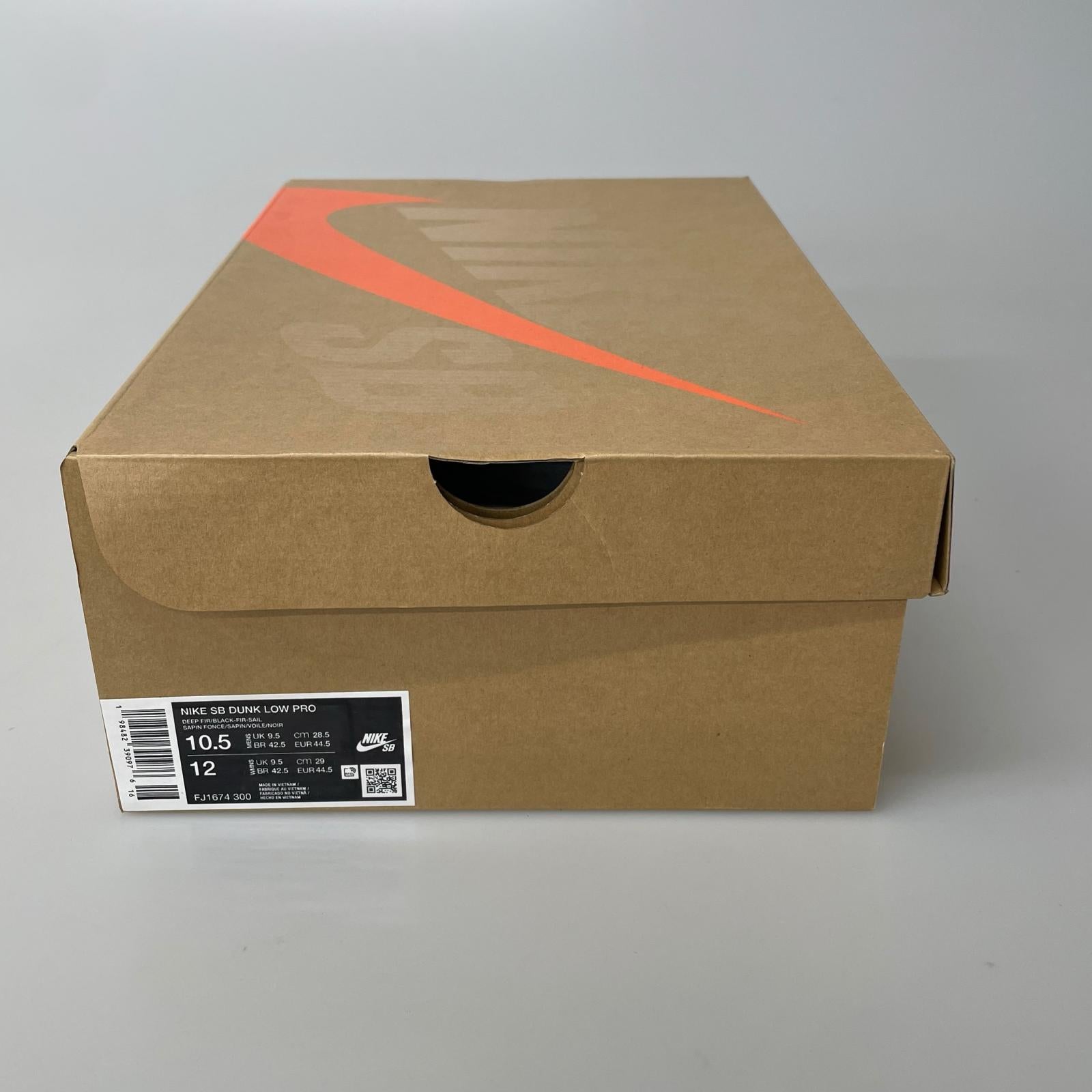 スニーカー SB Dunk Low Pro Deep Fir 28.5cm 28.5cm (US10 1/2 UK10 EU47) グリーン