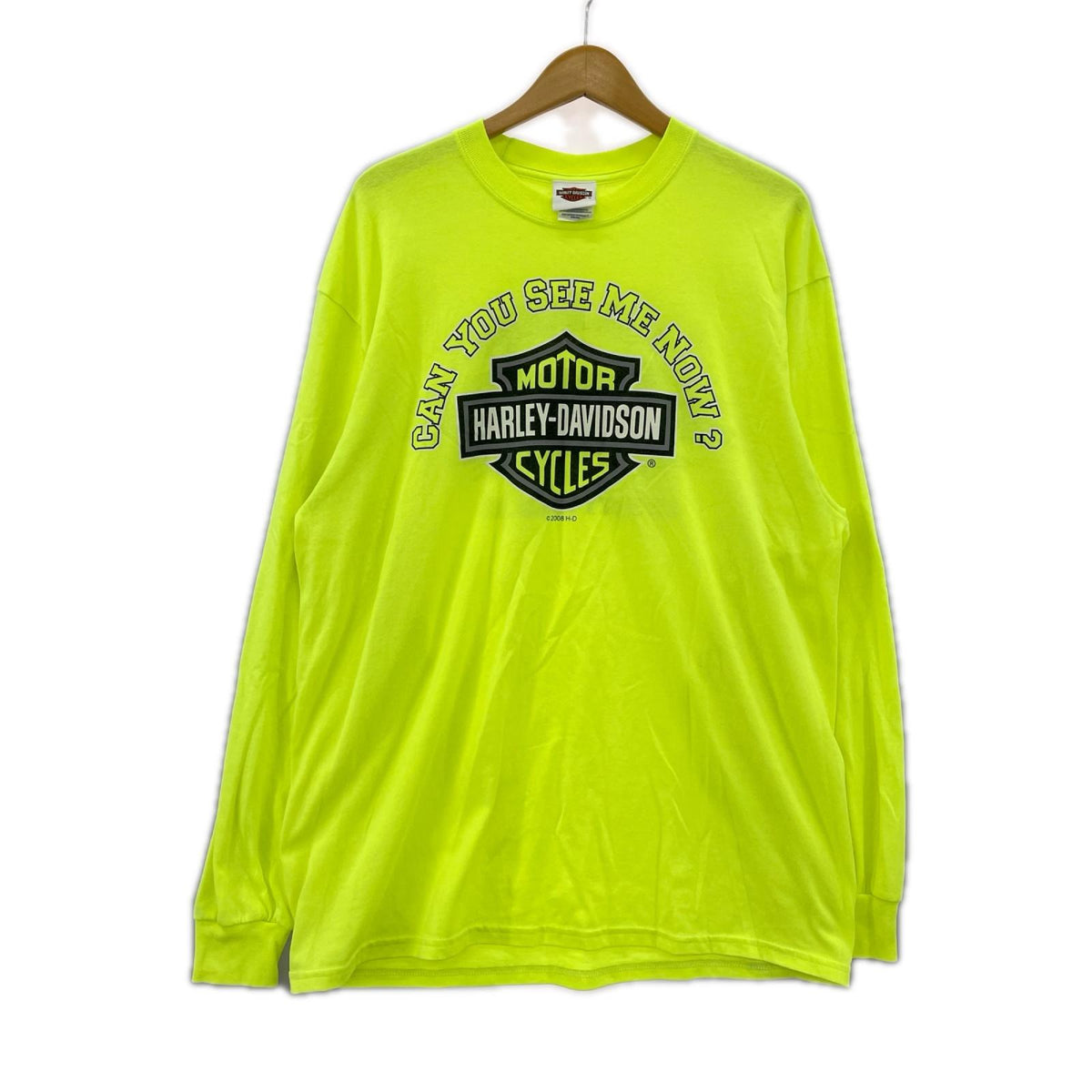 長袖Tシャツ ロンT イエロー LL