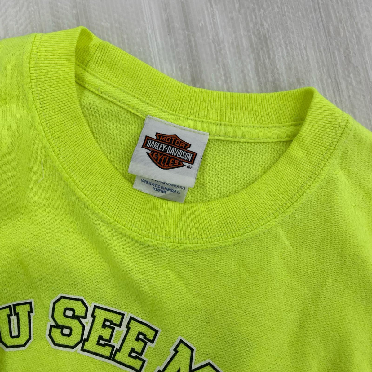 長袖Tシャツ ロンT イエロー LL