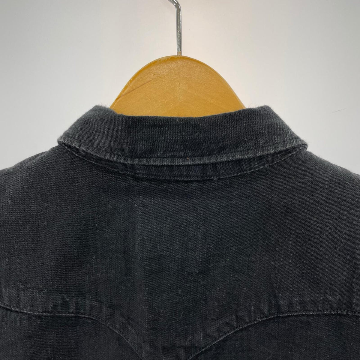 長袖シャツ DENIM WESTERN SHIRT 黒 L ブラック