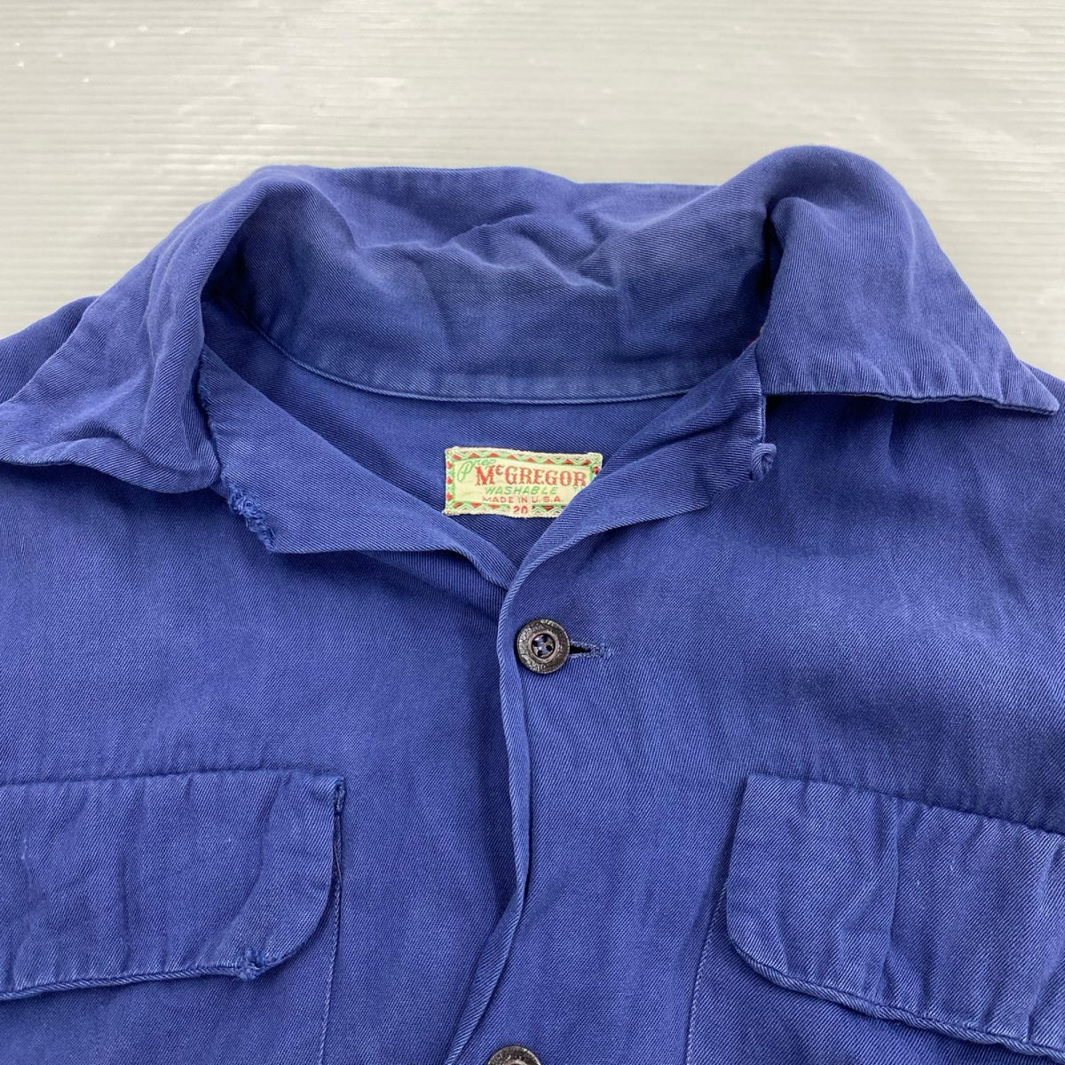 長袖シャツ 50s OLD シャツ ネイビー ネイビー