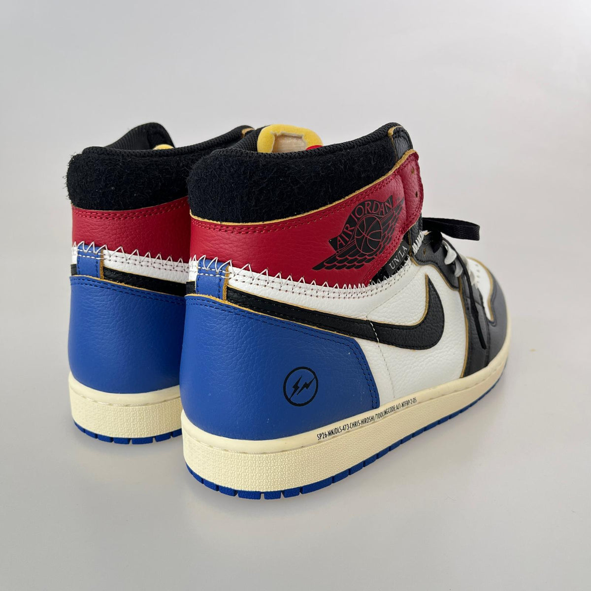 スニーカー fragment design × UNION AJ1 High OG 29cm (US11 UK10 1/2 EU48) マルチカラー