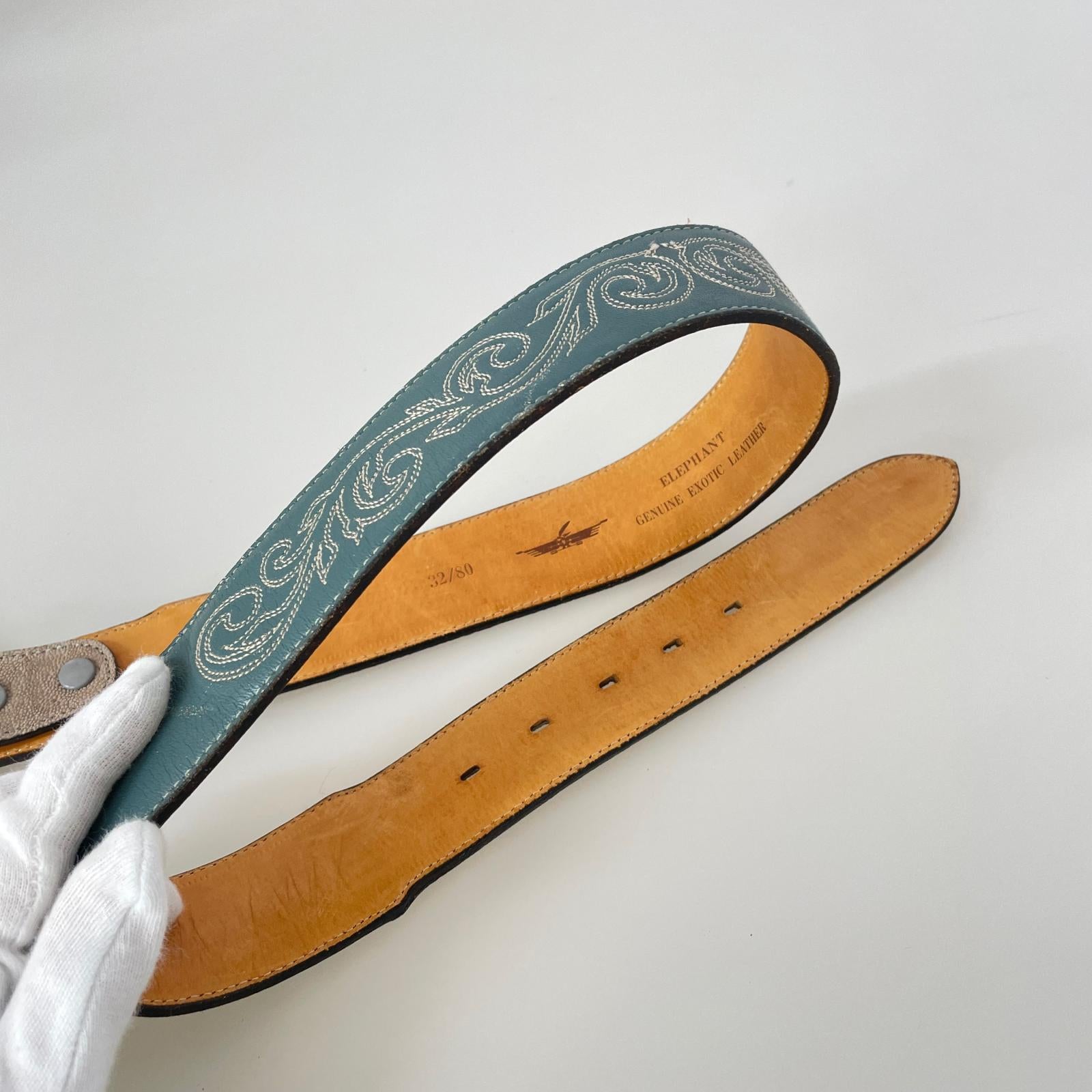その他アクセサリー funny elephant ベルト 象革