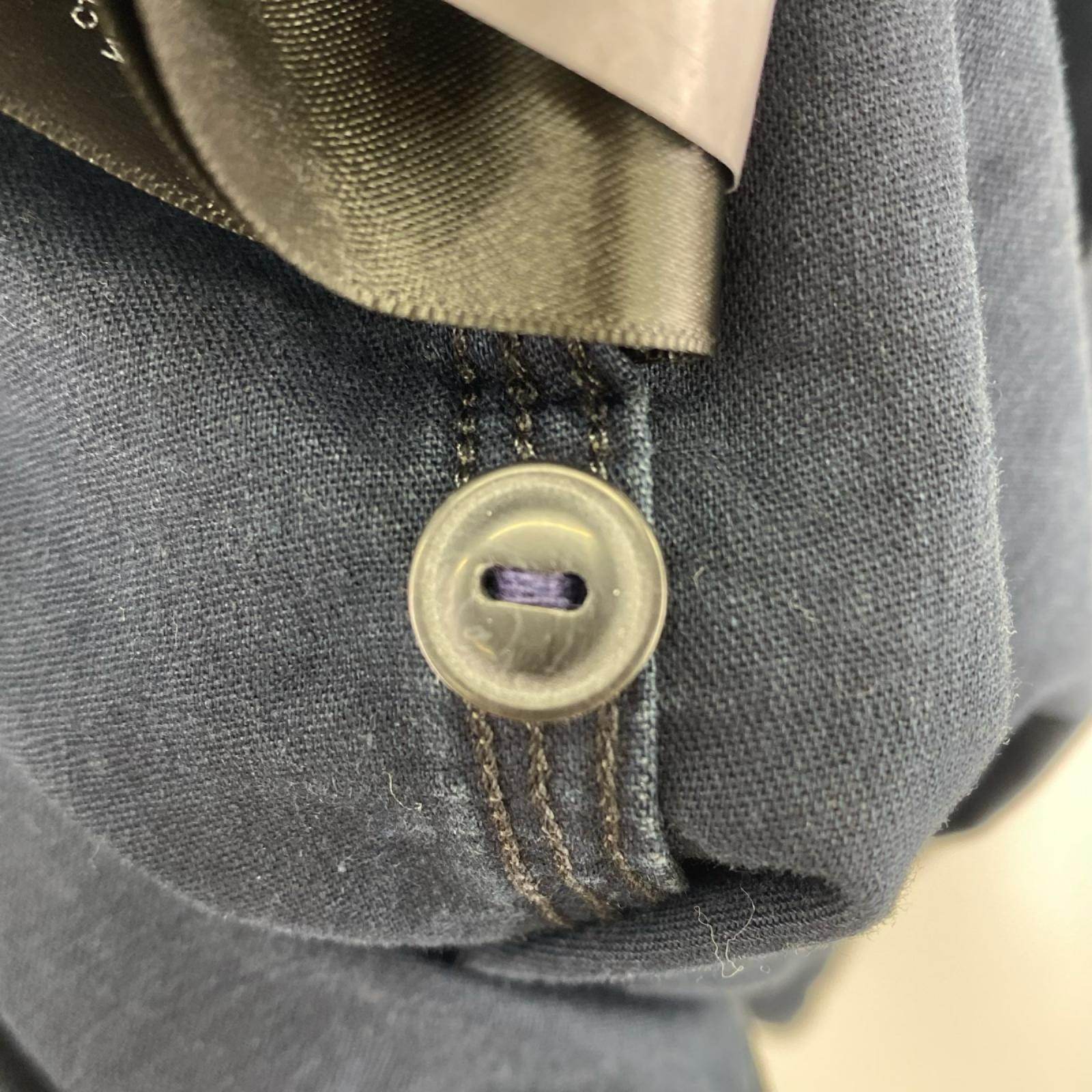 長袖シャツ コットンリネン Cameron シャツ (L) 782928523001 L ネイビー
