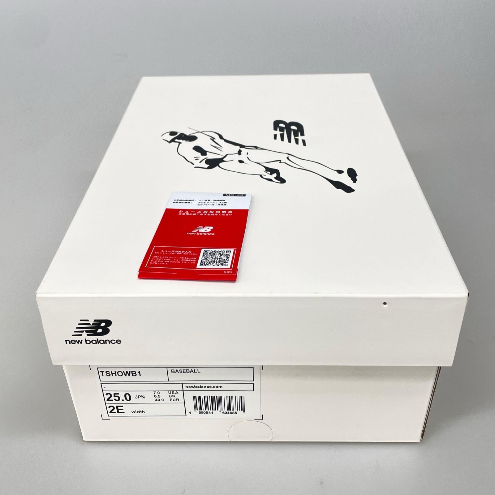スニーカー NEW BALANCE FuelCell Ohtani 1 Trainer TSHOWB1 白 (25) 25cm (US7 UK6 1/2 EU40) ホワイト