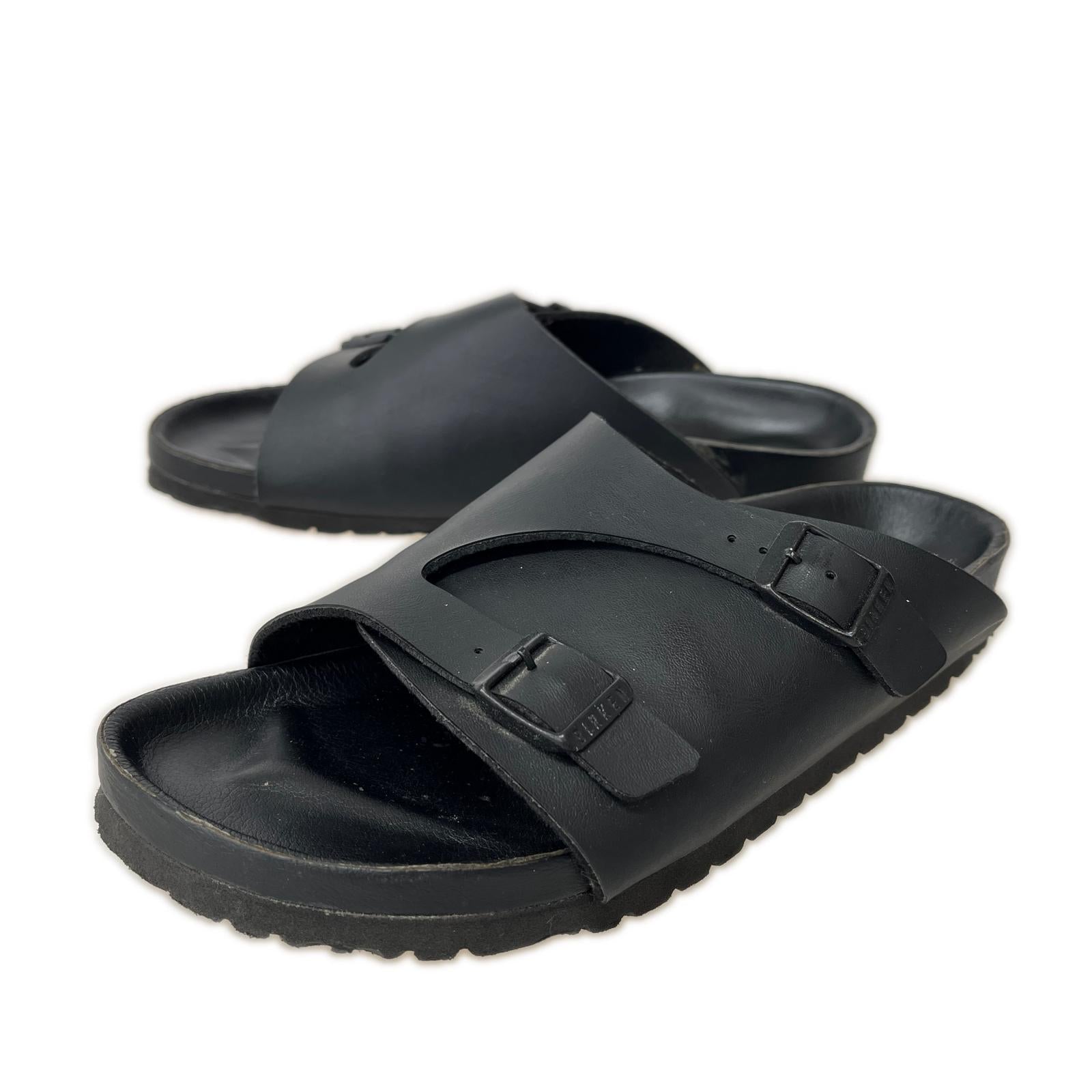 サンダル UNITED ARROWS別注 ZURICH レザー BLK (26.0) 26 ブラック
