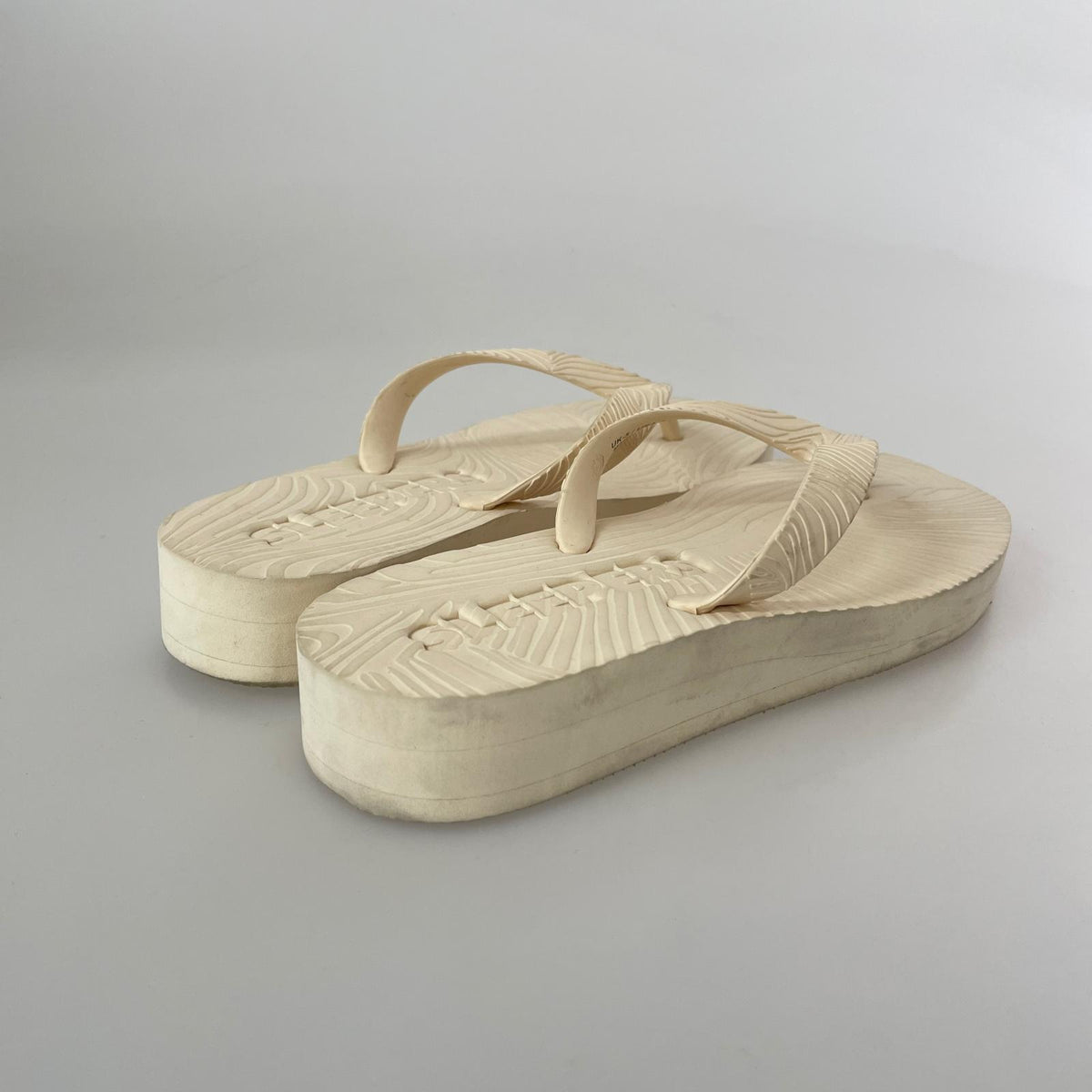 シューズ SLEEPERS 厚底 ビーチサンダル ベージュ (UK5) ホワイト