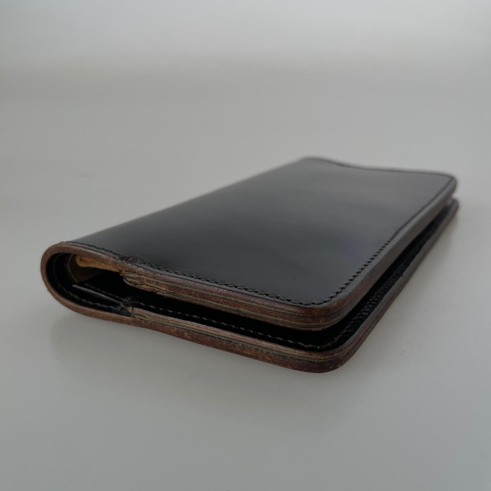 長財布 BILL CORDOVAN ブラウン