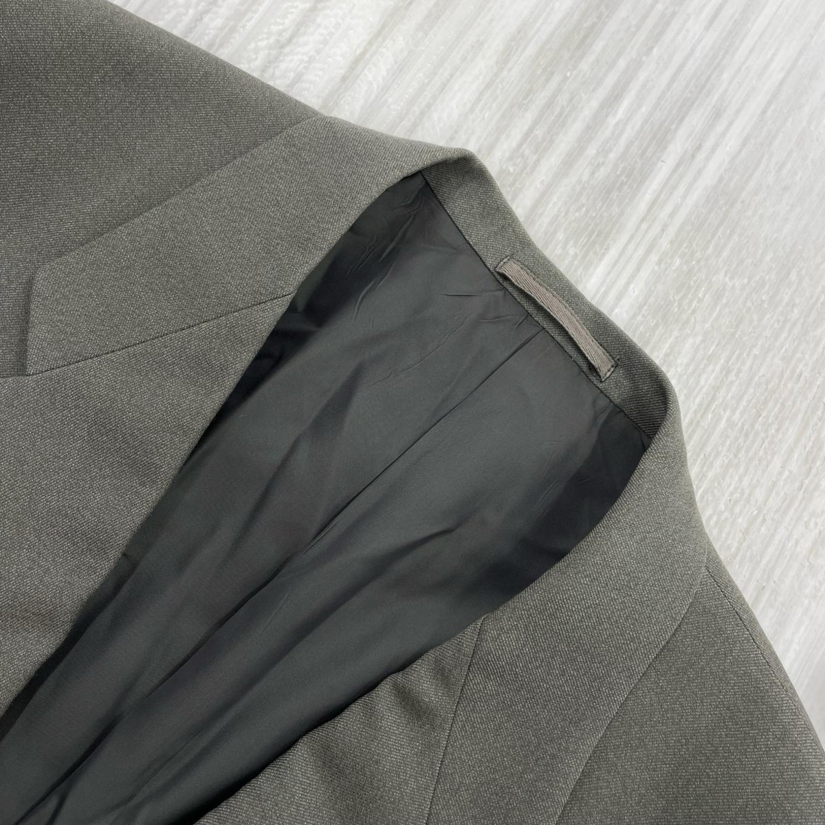 セットアップ homme deux ウール グレー L L グレー
