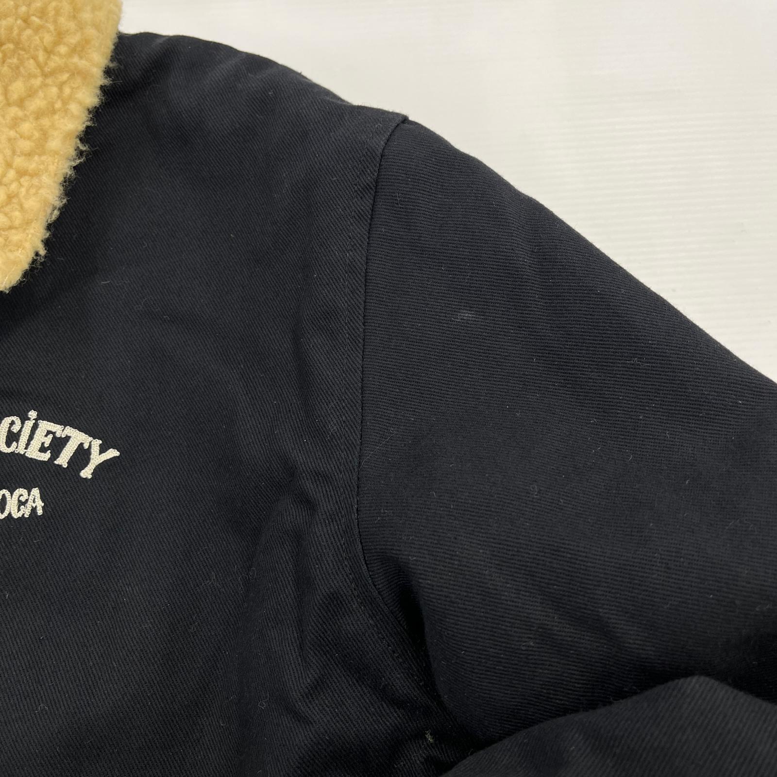 ブルゾン SUBCIETY ボアジャケット 黒 L L ブラック