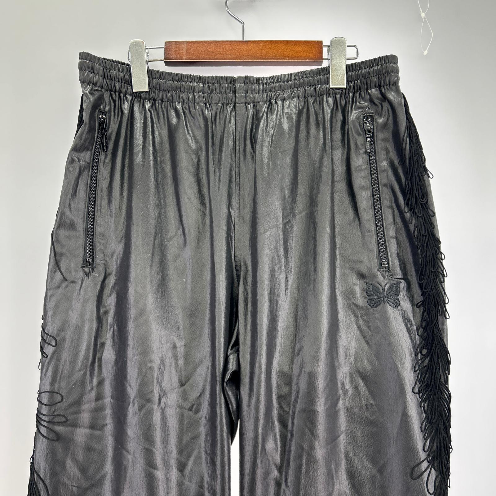パンツ FRINGE BOOT-CUT TRACK PANT/ブラック L ブラック