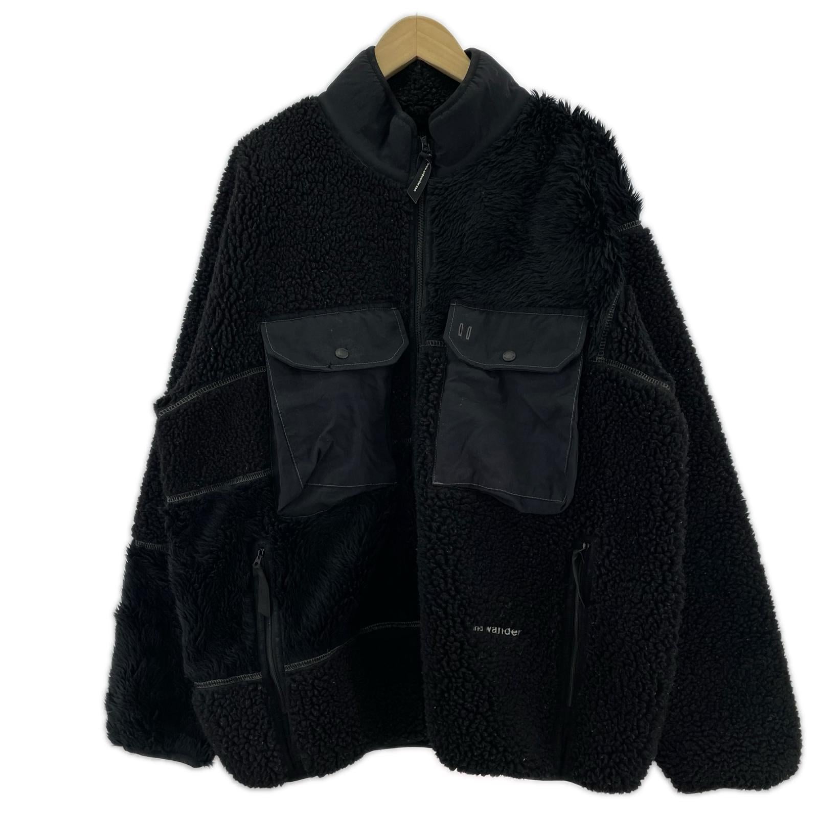 ジャケット Mix boa jacket L/XL ブラック