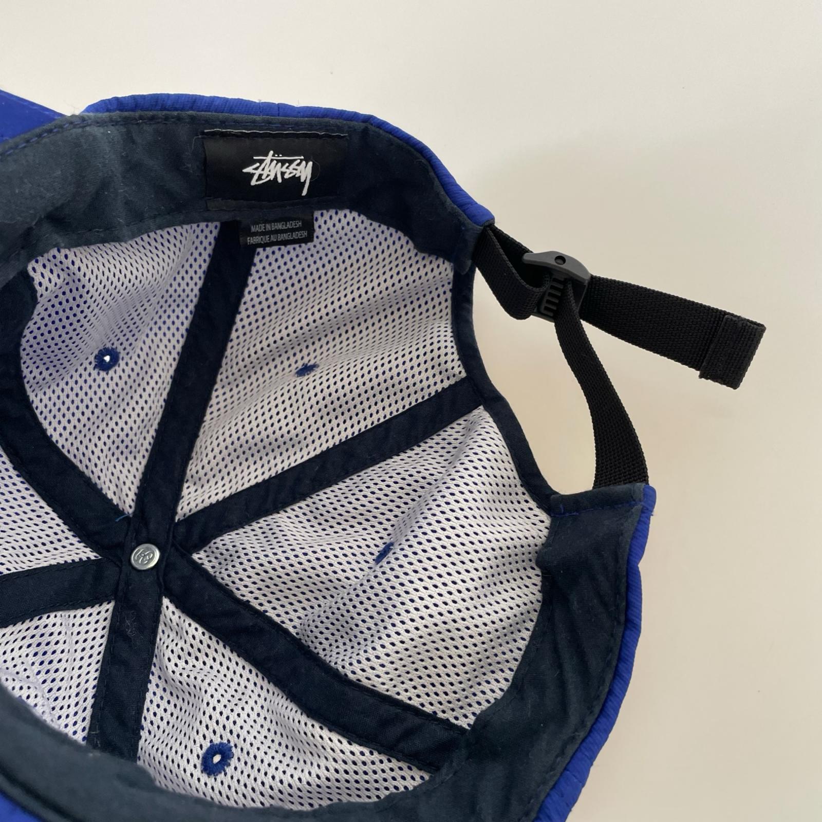 キャップ STOCK NYLON STRAPBACK CAP 青