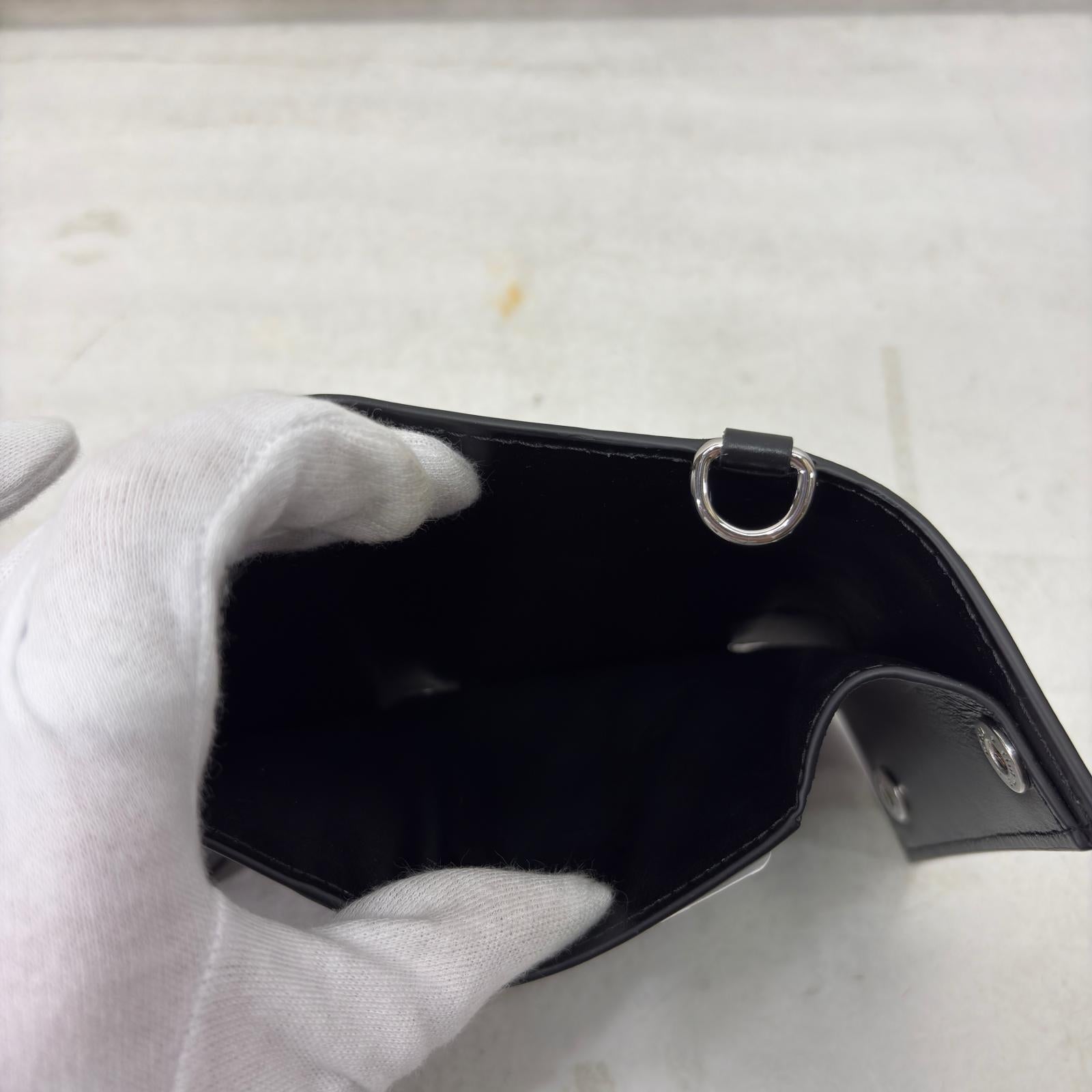 コンパクトウォレット 25SS Leather Chain Wallet