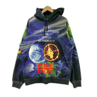パーカー ×UNDERCOVER Public Enemy 総柄 (L) L