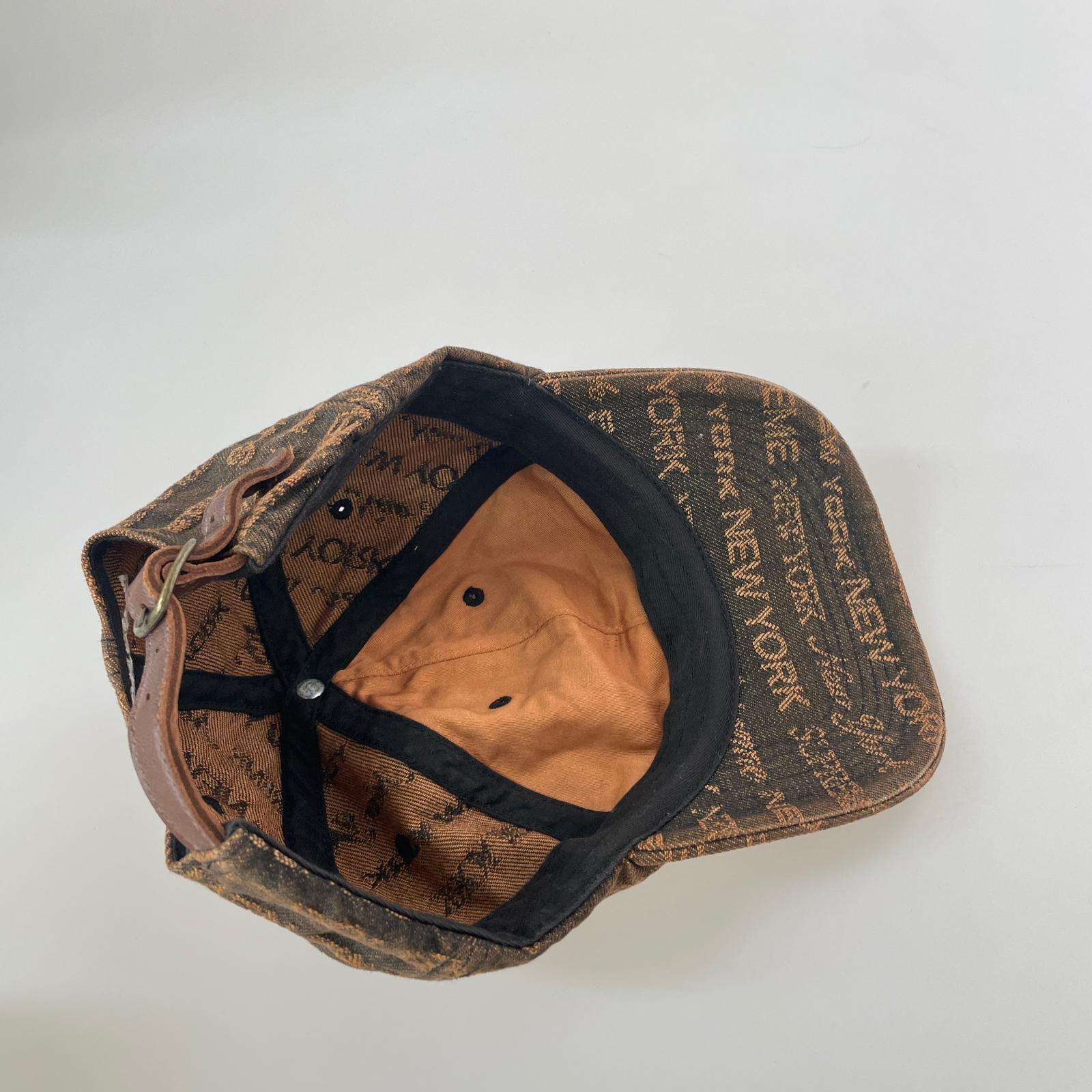 キャップ Multi Type Jacquard Denim 6-Panel 茶 ブラウン