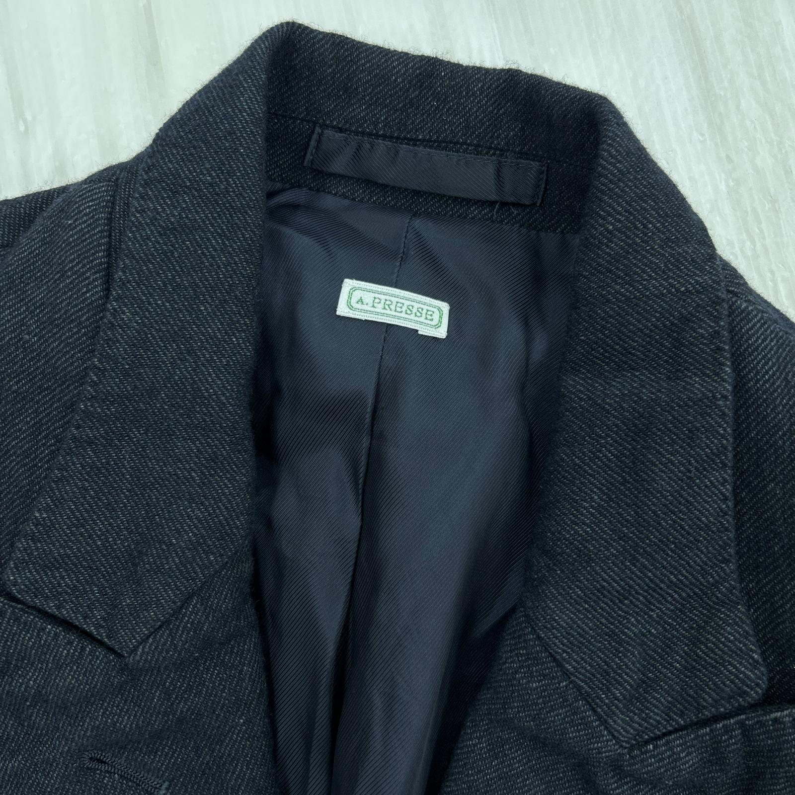 ジャケット 22AW Double Breasted Jacket 3 ブラック