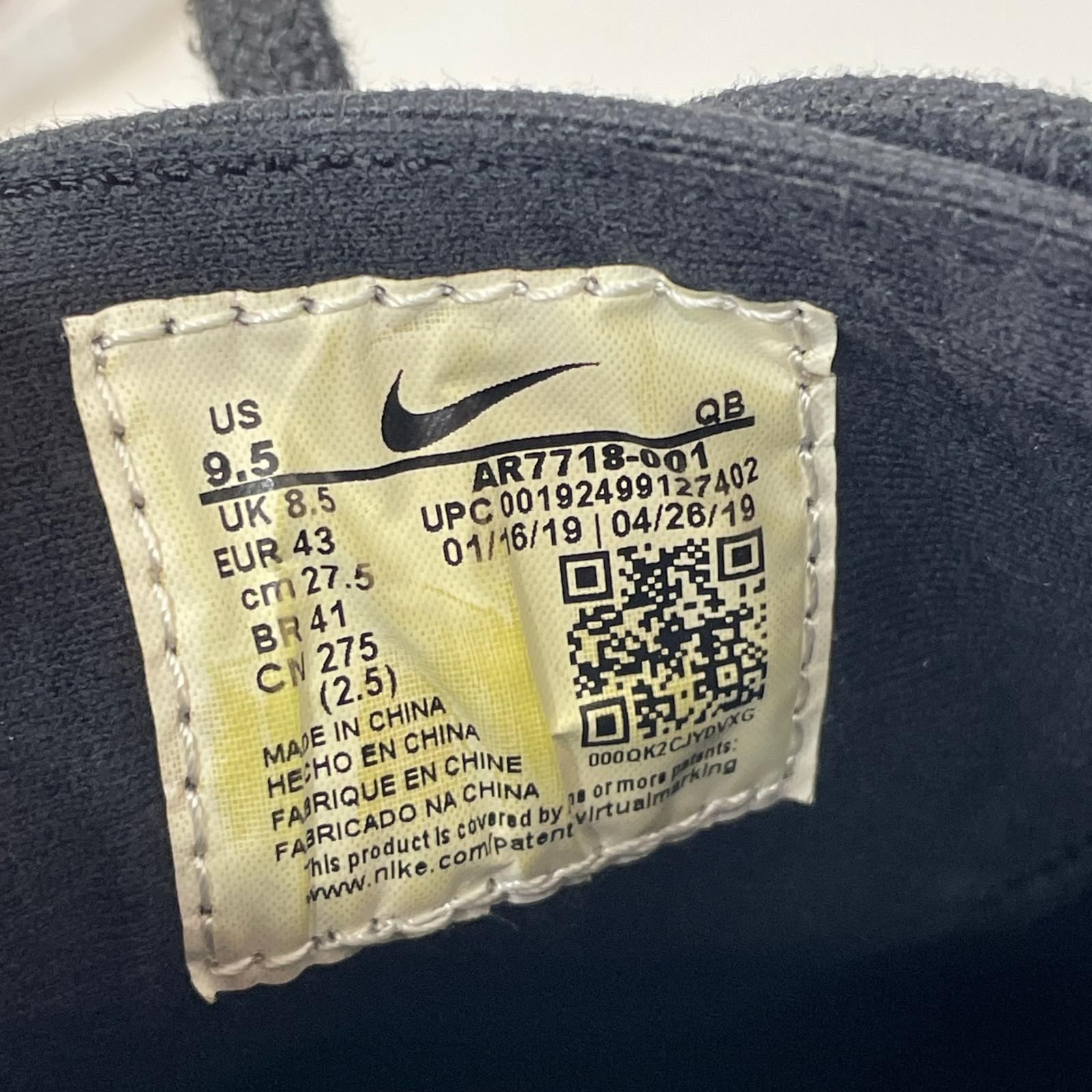 スニーカー NIKE AR7718-001 スニーカーBK 27.5cm 27.5cm (US9 1/2 UK9 EU45) ブラック