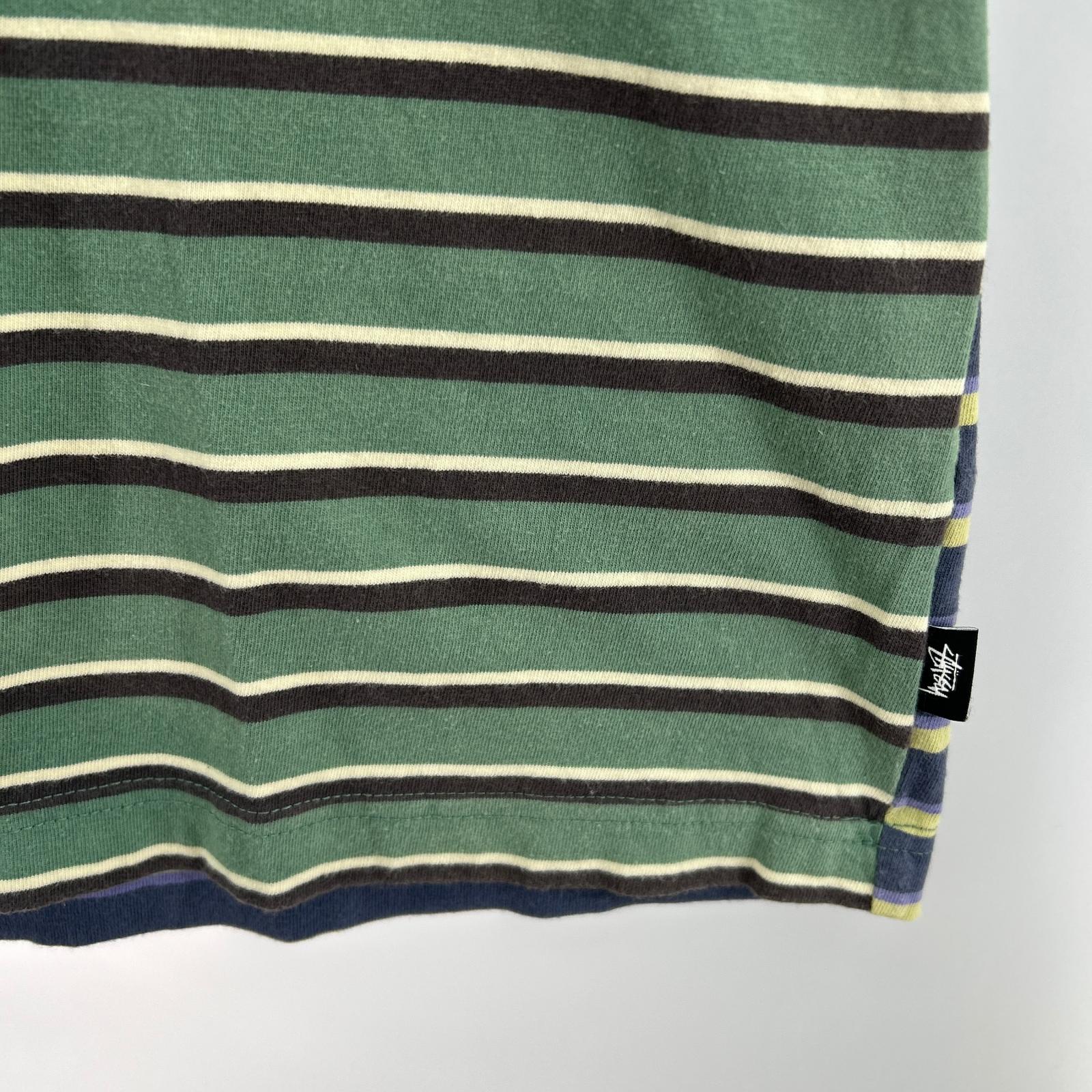 半袖Tシャツ クレイジーパターン ボーダーT S マルチカラー