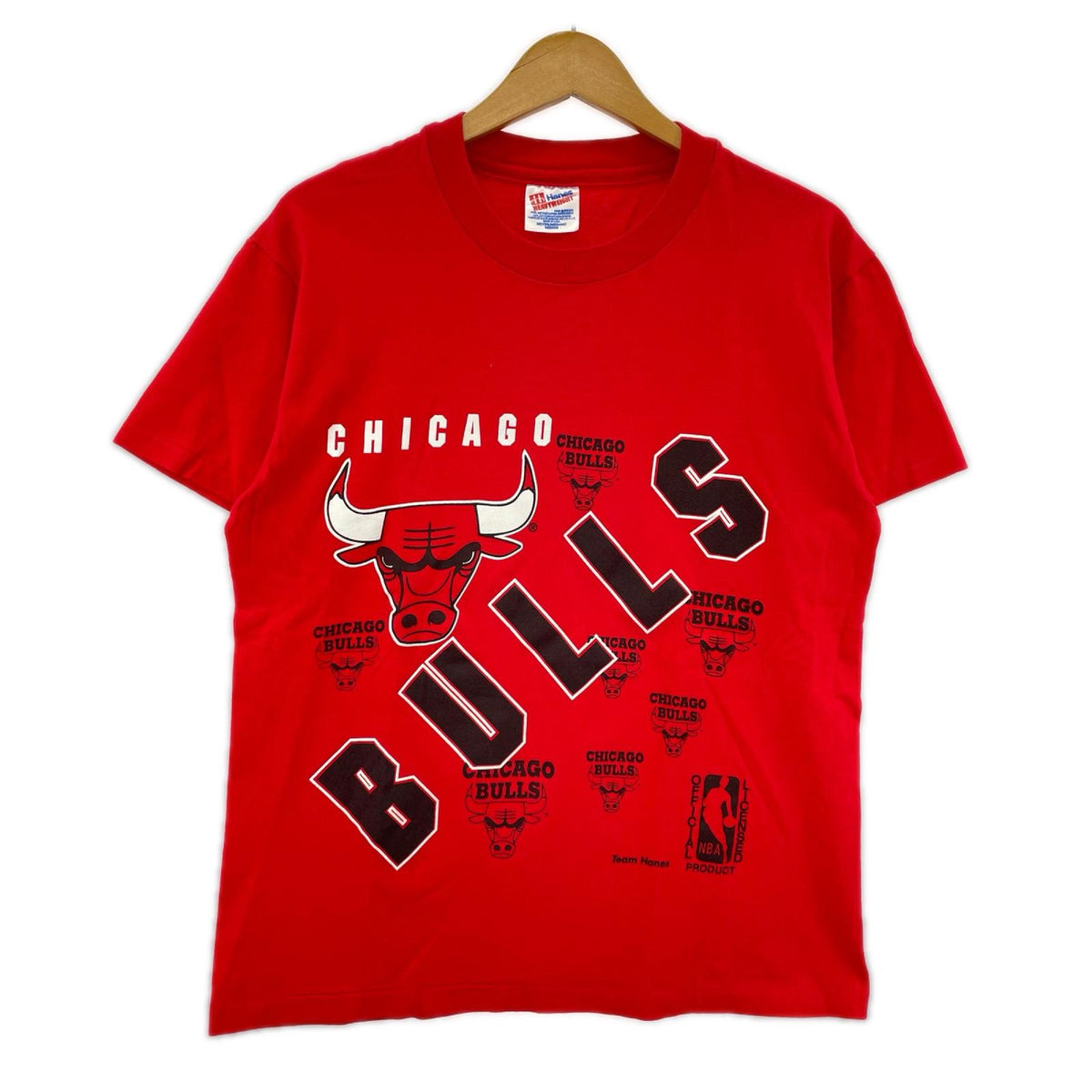 半袖Tシャツ CHICAGO BLLS Tシャツ 赤 90s M