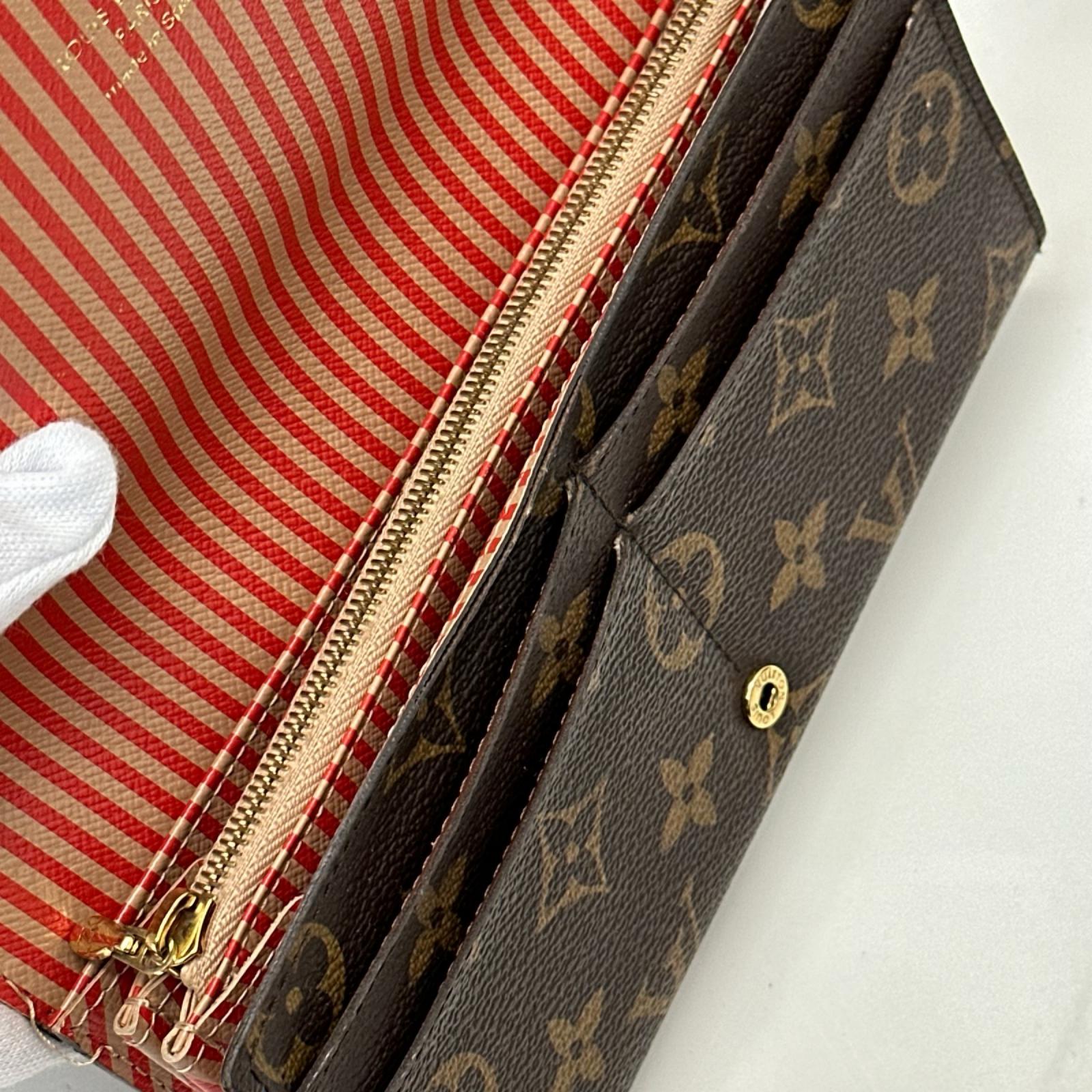 LOUIS VUITTON モノグラム ポルトフォイユ・サラ トランク M60415