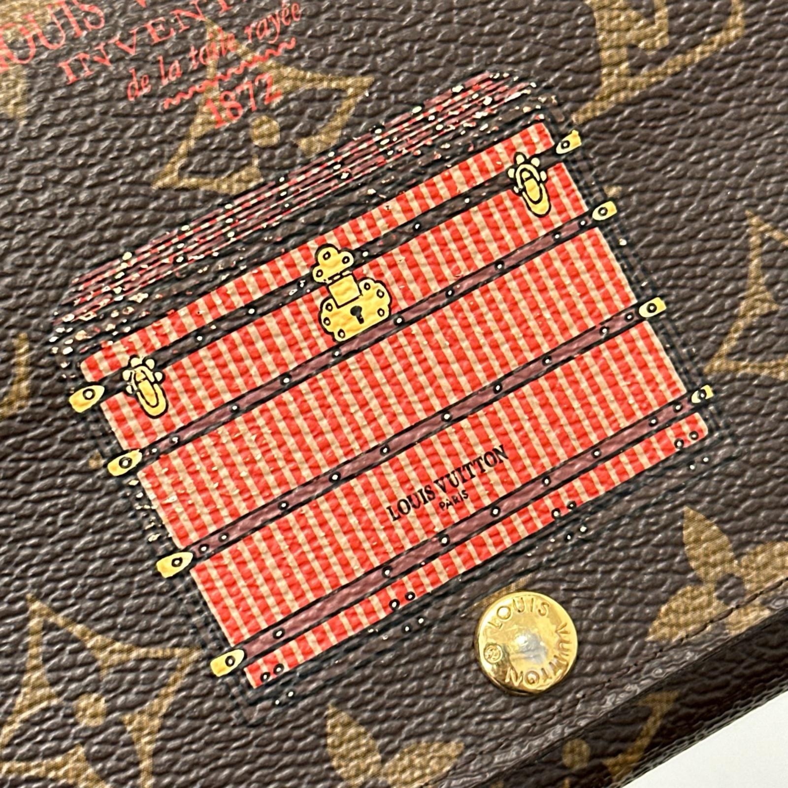 LOUIS VUITTON モノグラム ポルトフォイユ・サラ トランク M60415