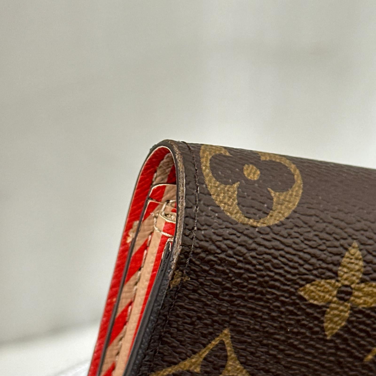 LOUIS VUITTON モノグラム ポルトフォイユ・サラ トランク M60415