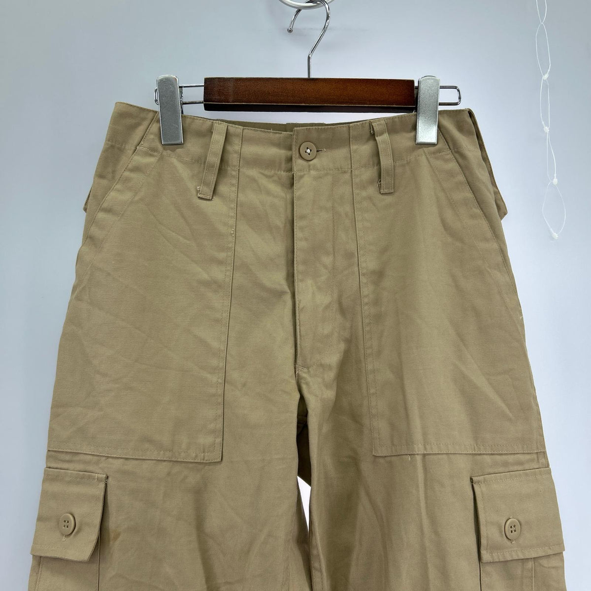 パンツ 70-80s RTCジップ ベイカーカーゴパンツ BEG W28 28 ベージュ