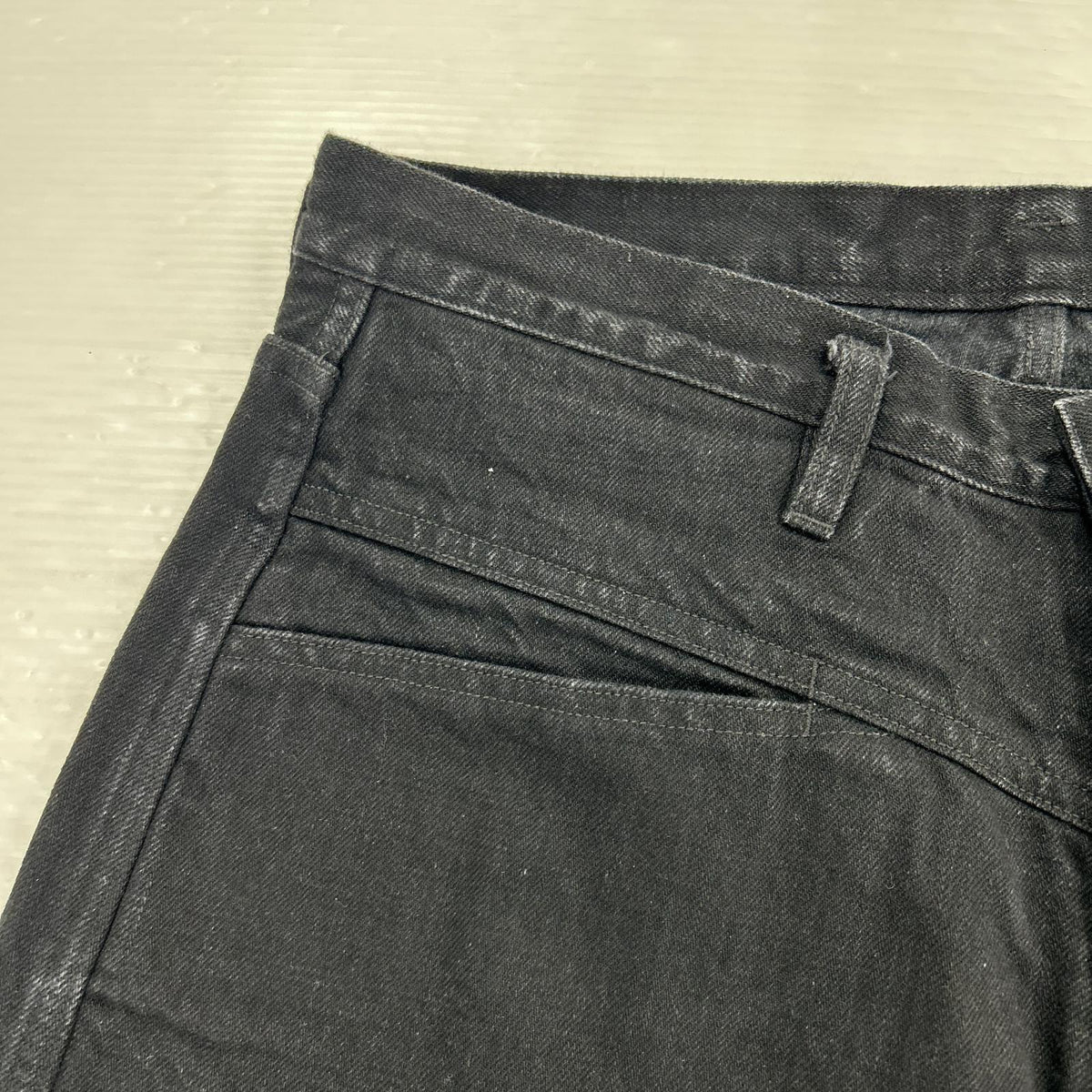 パンツ C03-03005/25AW/ブラックテーパードデニム/黒/1 1 ブラック