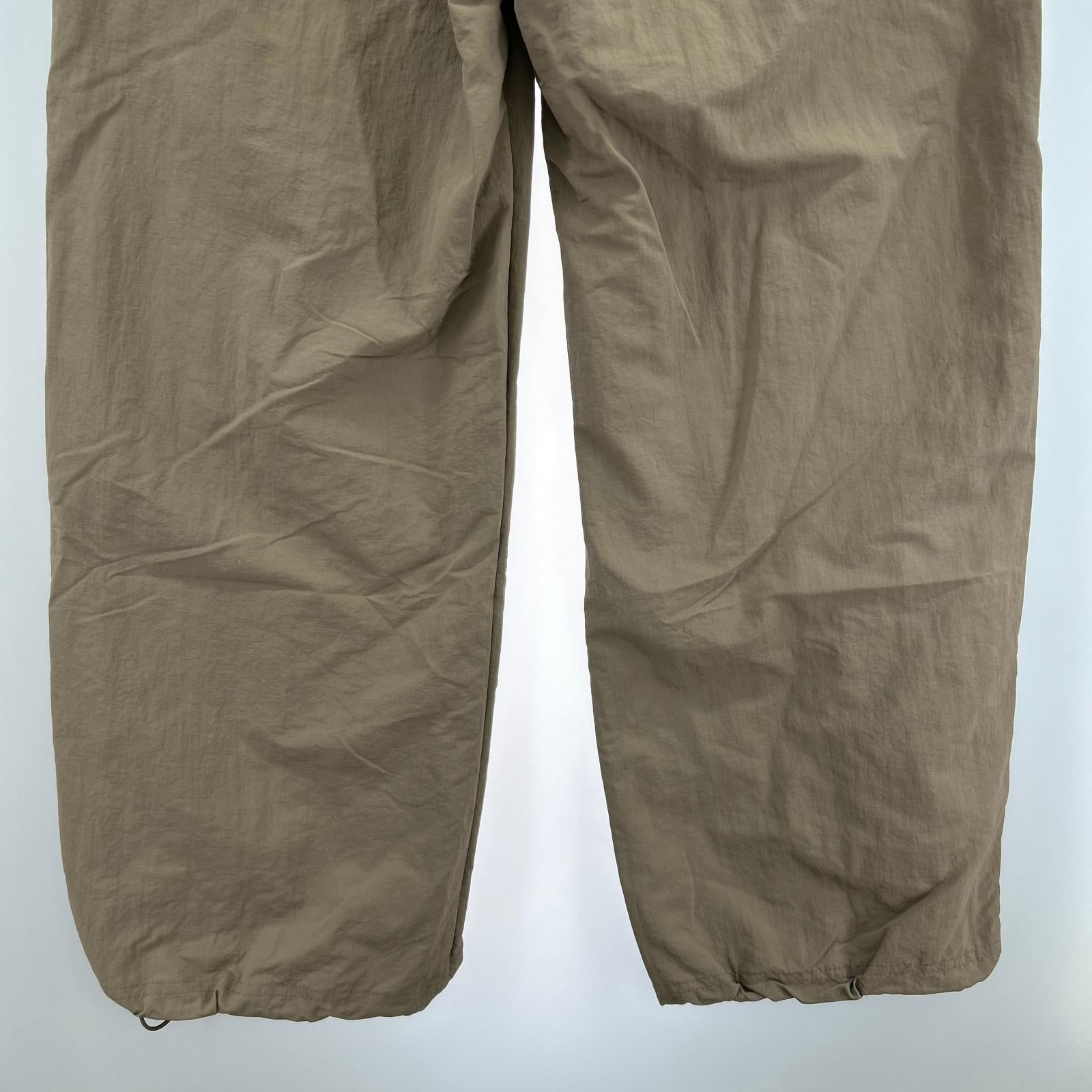パンツ ミッドライズ オープンヘム ベージュ (XL) ベージュ