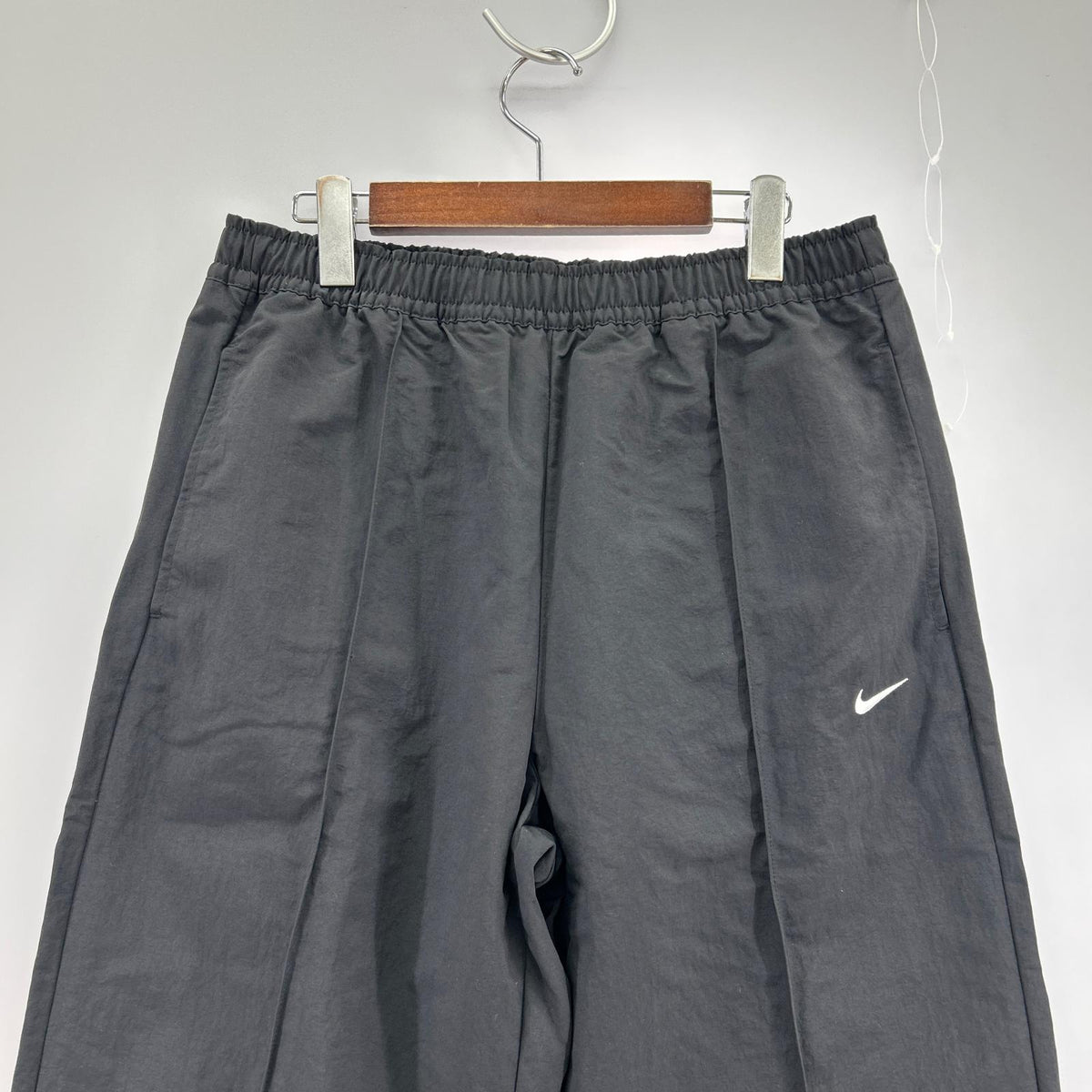 パンツ ミッドライズ オープンヘム 黒 (XL) ブラック