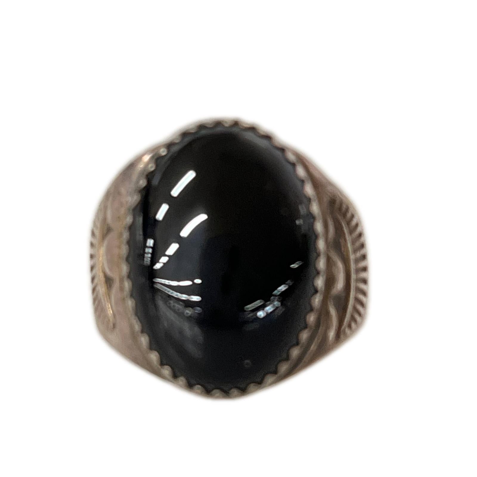 リング・指輪 NAVAJO sterling オニキスリング