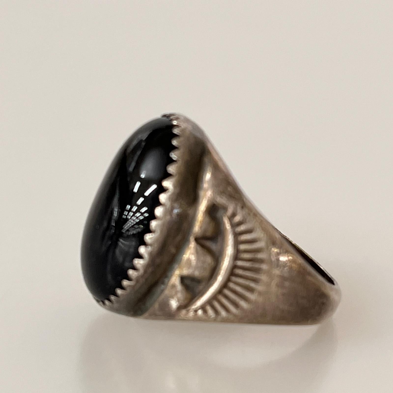 リング・指輪 NAVAJO sterling オニキスリング