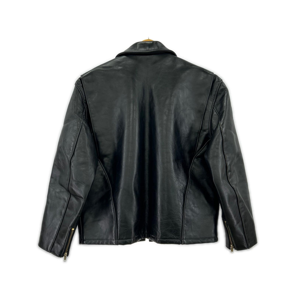 レザージャケット Horsehide Casual Racer Jacket(44) 44 ブラック
