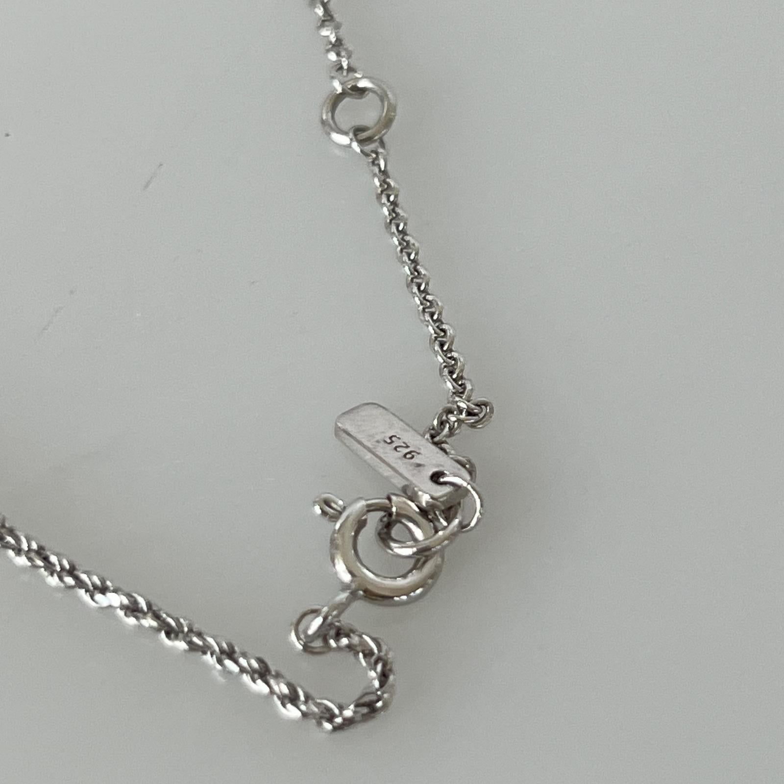 ネックレス SILVER925チェーン リング付き シルバー