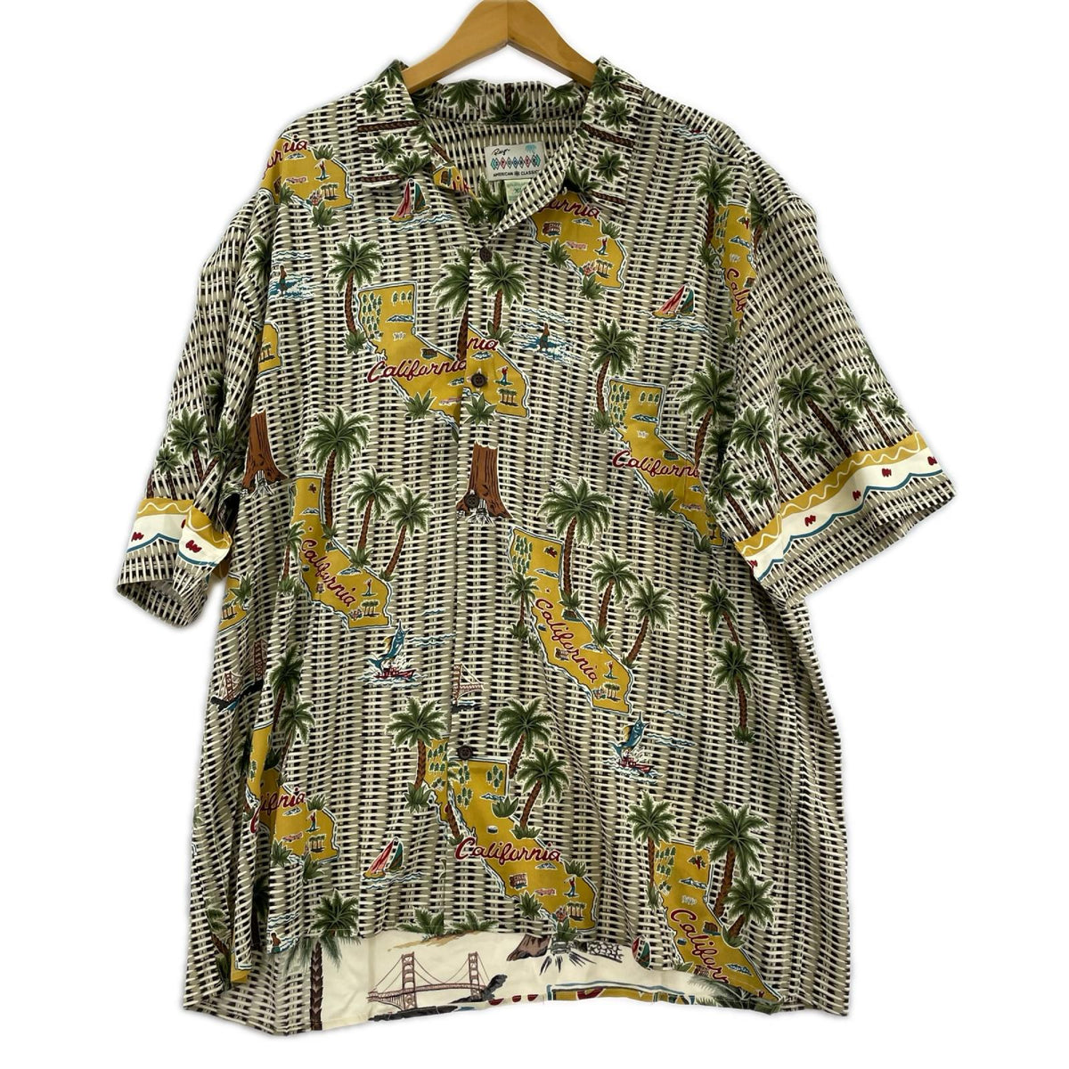 半袖シャツ REYN SPOONER 総柄(XL)