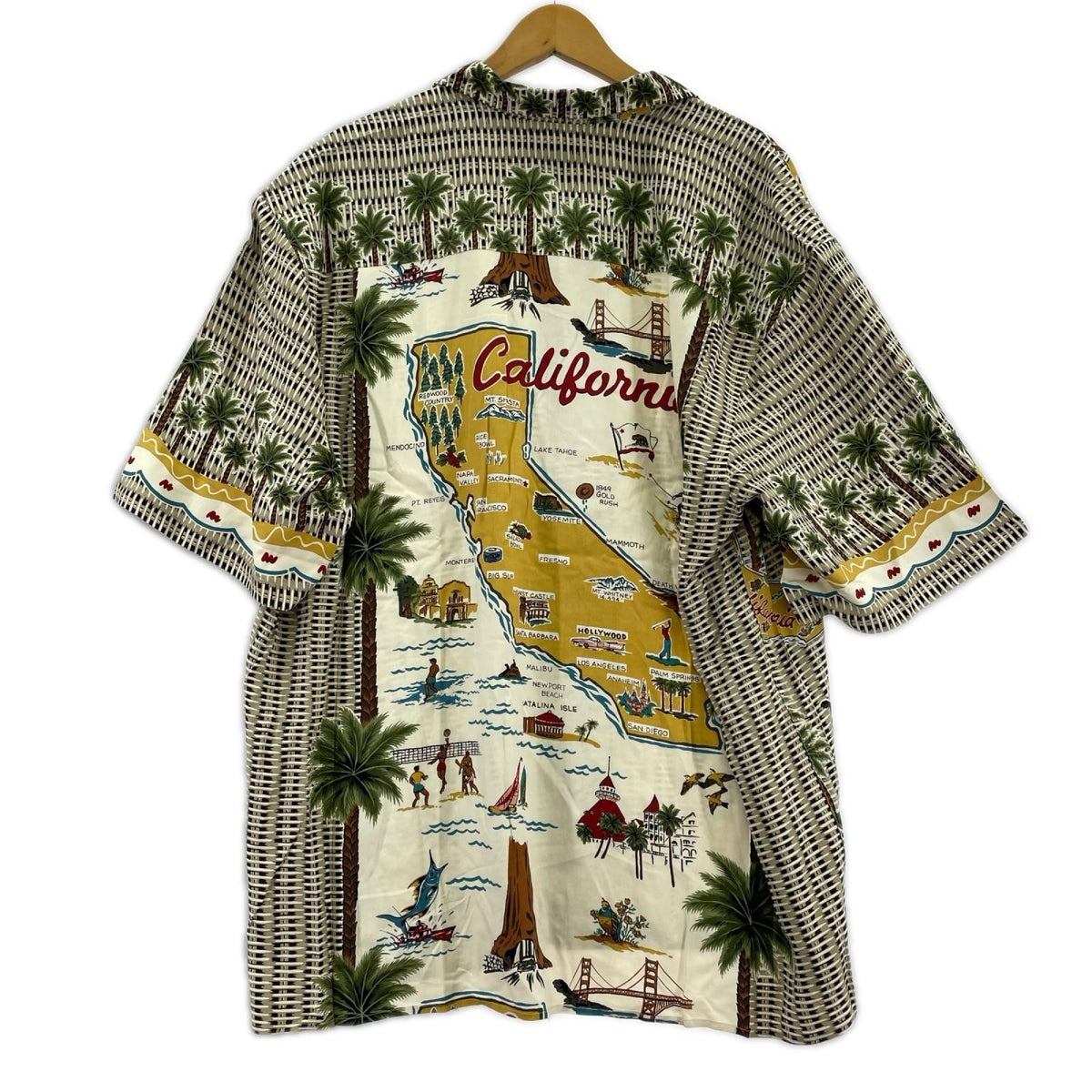 半袖シャツ REYN SPOONER 総柄(XL)