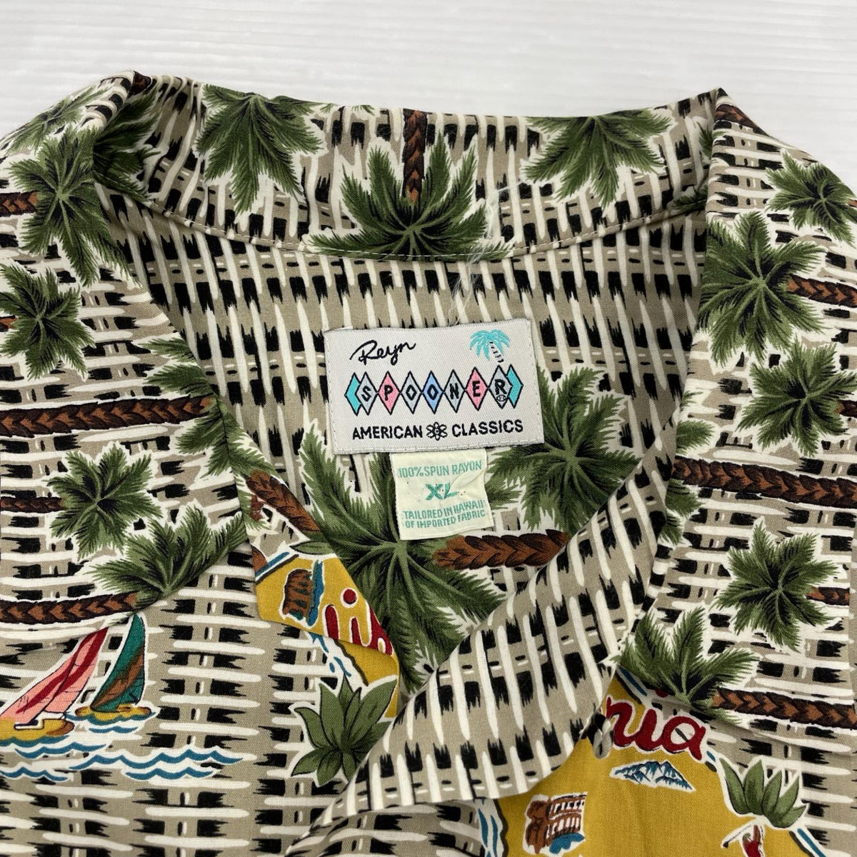 半袖シャツ REYN SPOONER 総柄(XL)