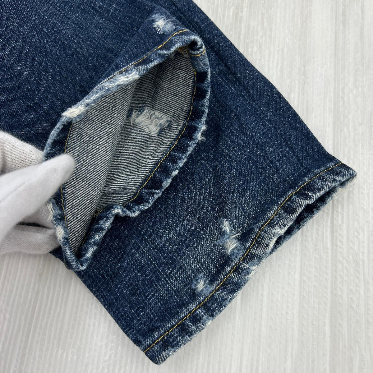 デニムパンツ SLIM JEAN 46 ブルー