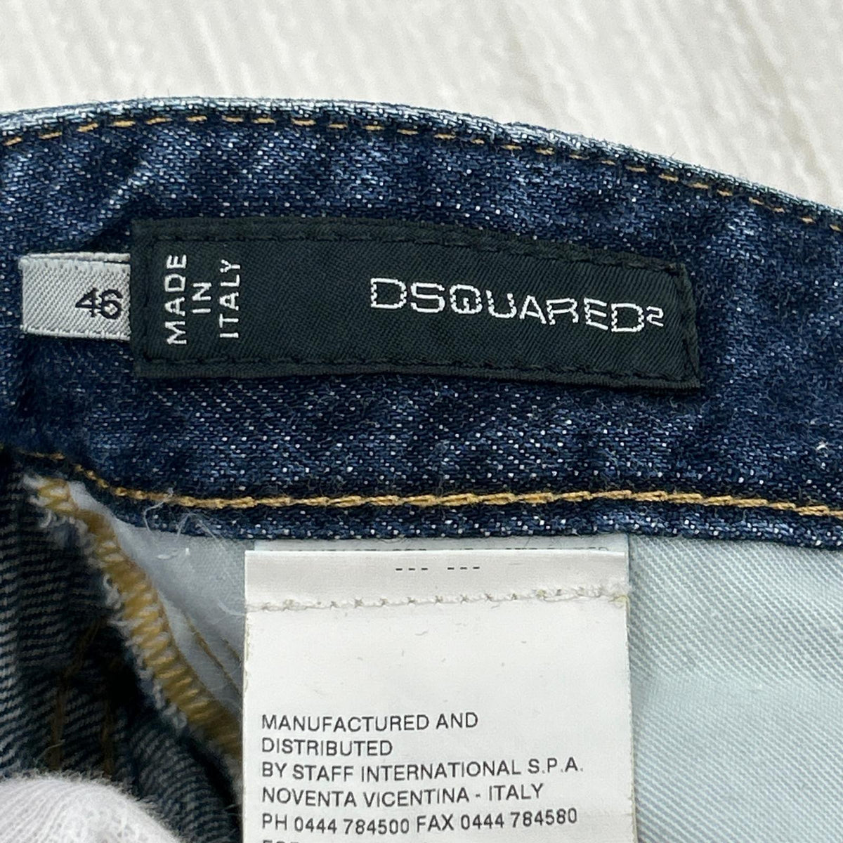 デニムパンツ SLIM JEAN 46 ブルー
