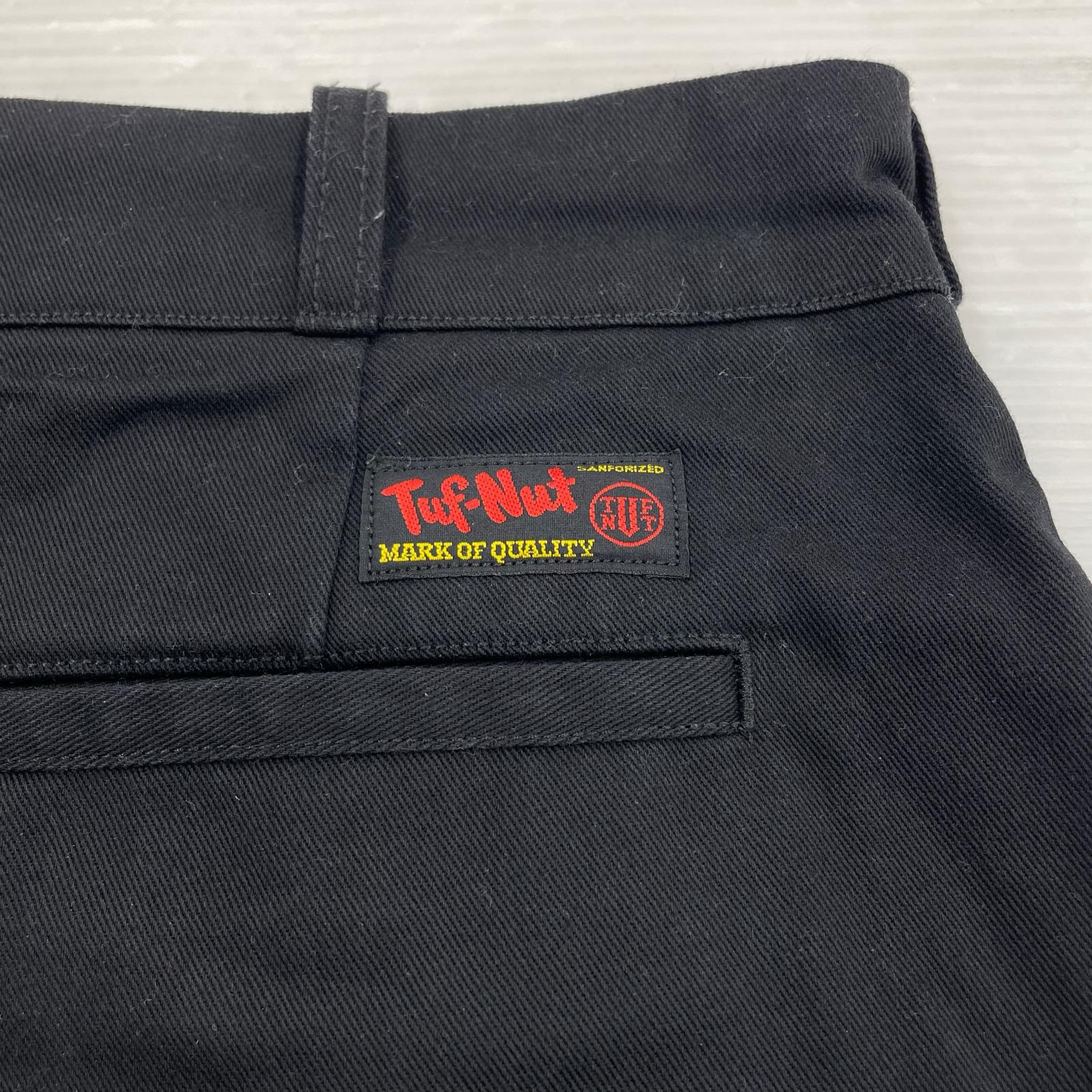 パンツ Tuf-Nut ワークパンツ 黒 W34 33 ブラック