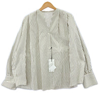 長袖シャツ Flowing tunic tops フリー
