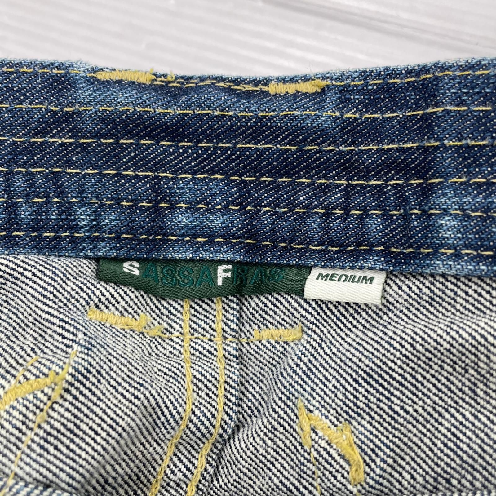デニムパンツ フォールリーフ デニムパンツ M ネイビー
