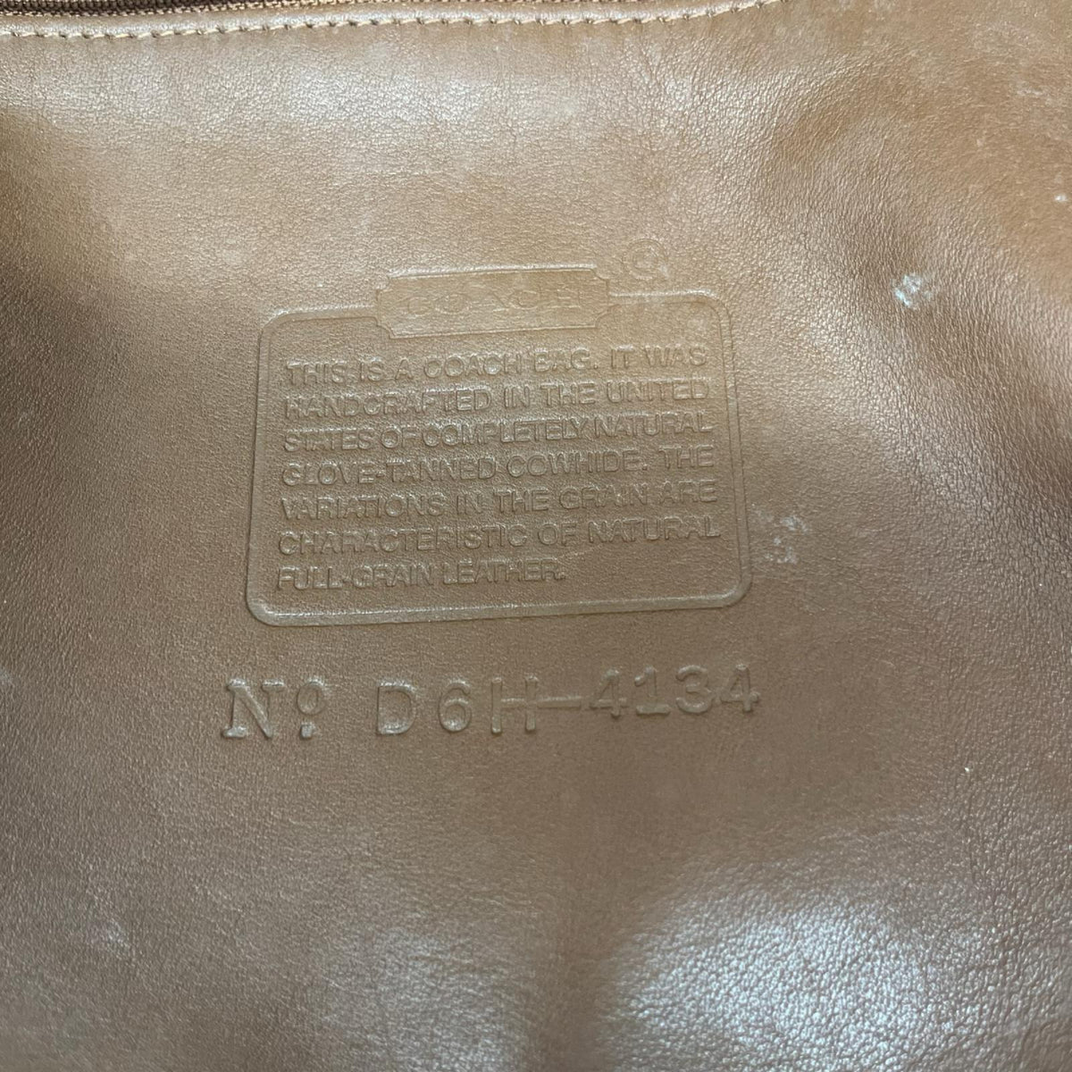 OLD COACH/USA製/レザーリュック/4134