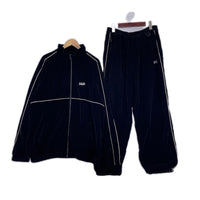 ジャケット HAIGHT ベロアセットアップ XXL 黒 ブラック