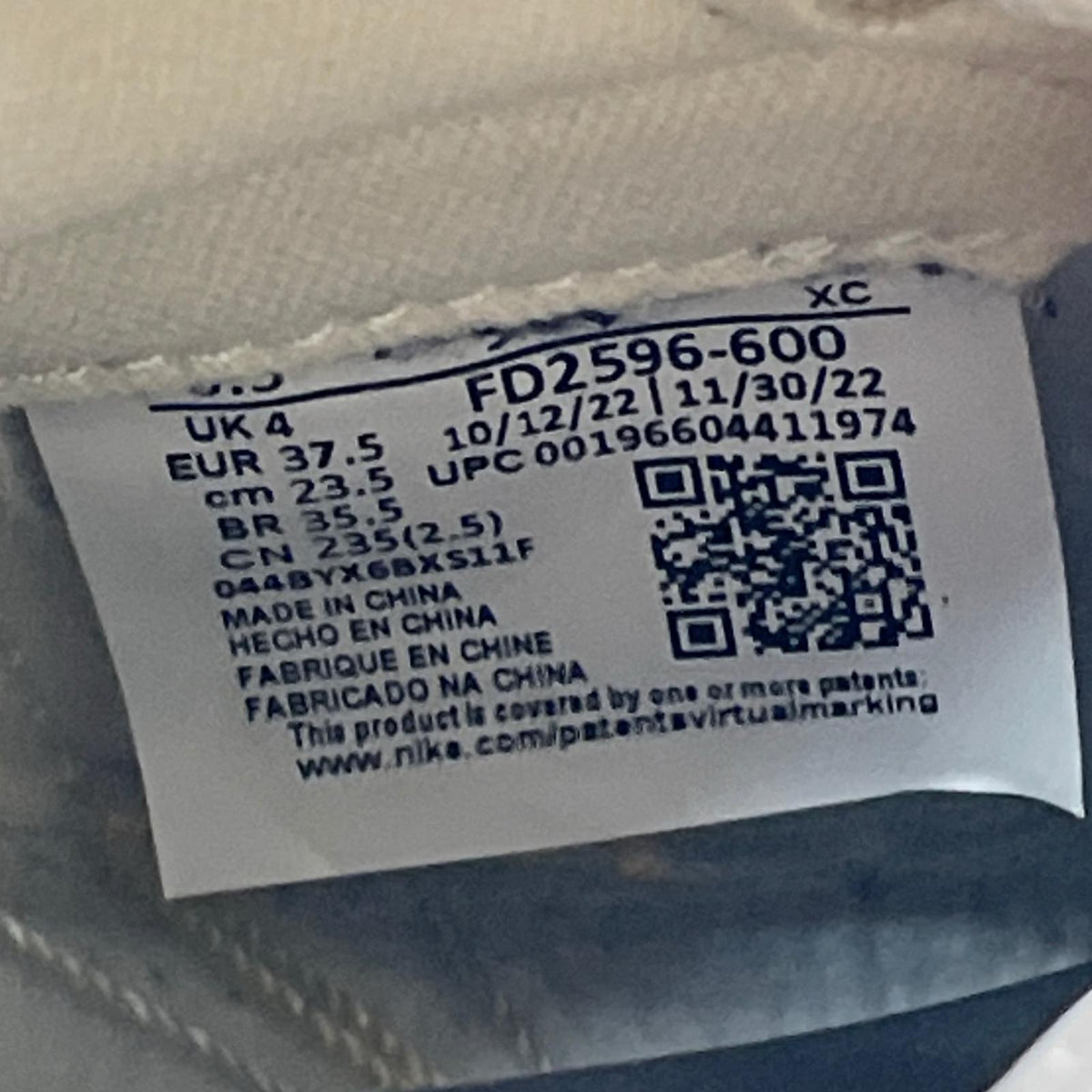 スニーカー Air Jordan 1 Retro High OG "Washed Pink" 23.5cm (US5 1/2 UK5 EU37)